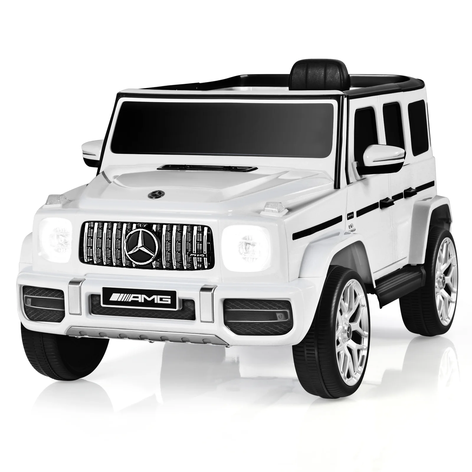 12V Mercedes-Benz G63 Licensed Kids Ride On Car with Remote Control - Image 11