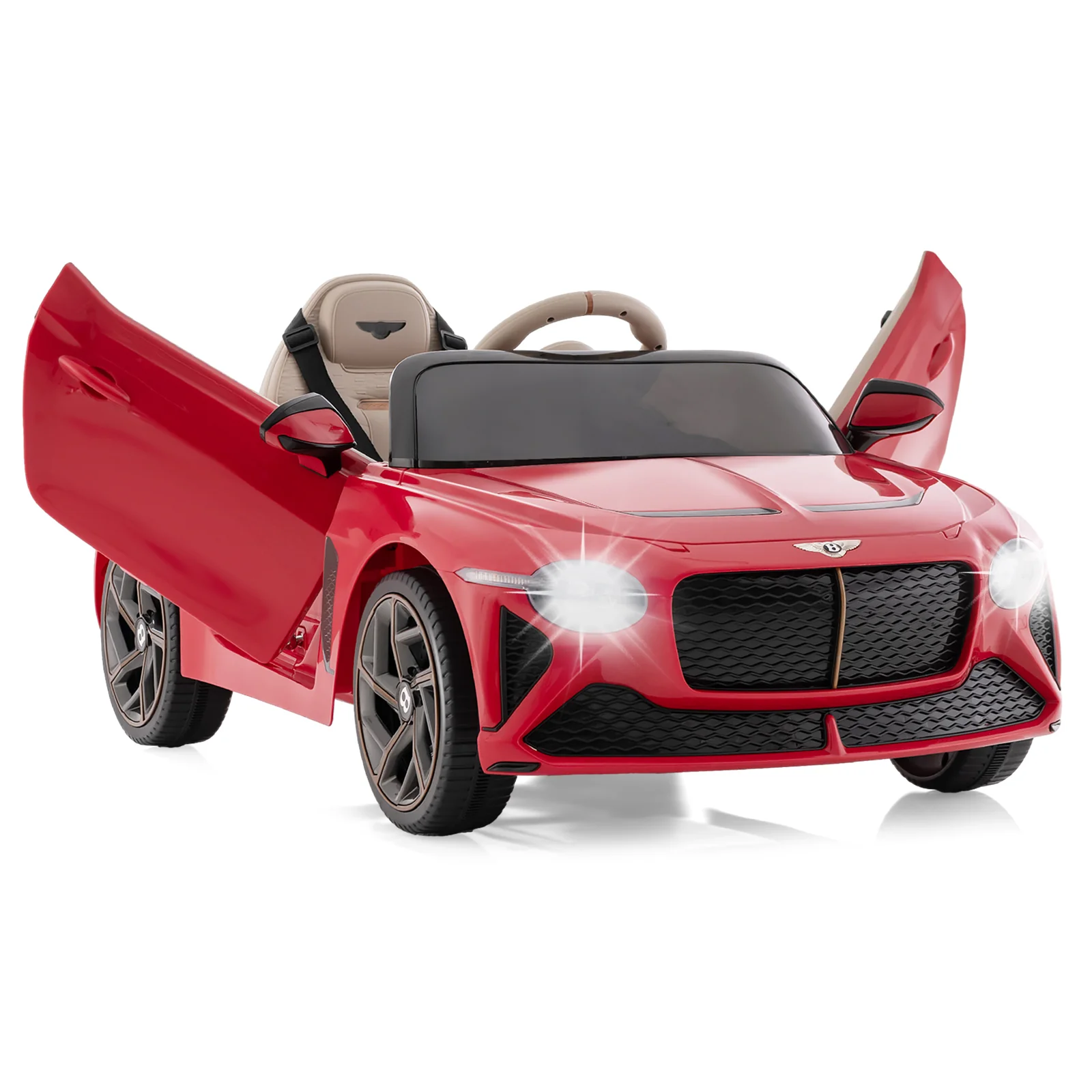 12V Powered Car Kids Ride-on Racer Car Licensed Bentley Bacalar - Image 10