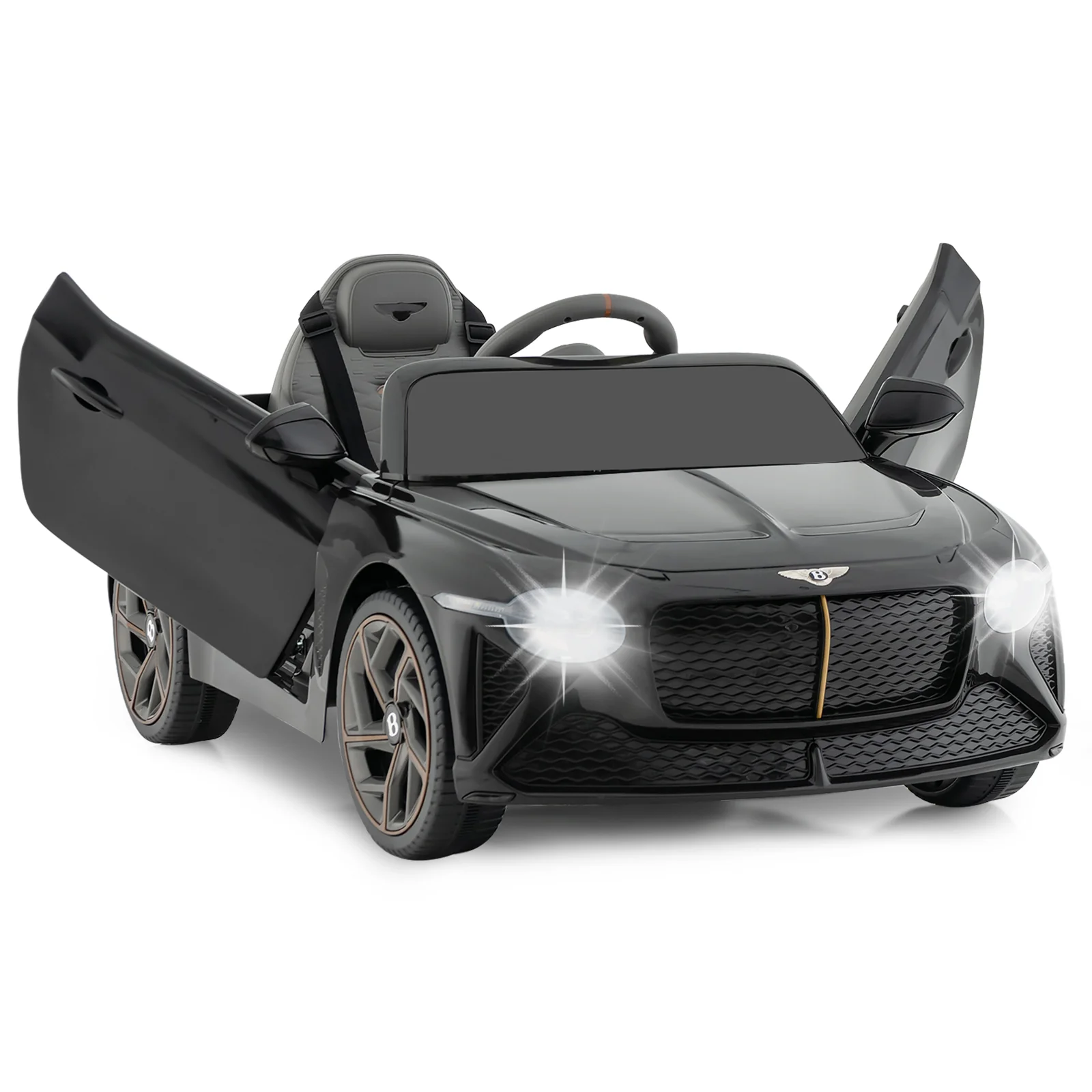 12V Powered Car Kids Ride-on Racer Car Licensed Bentley Bacalar - Image 19