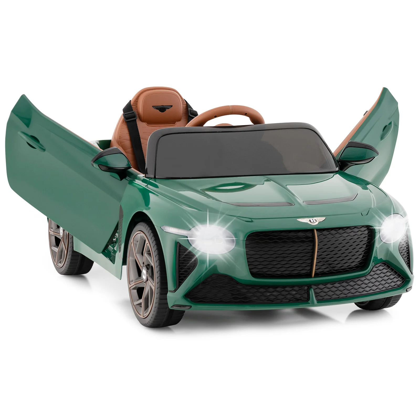 12V Powered Car Kids Ride-on Racer Car Licensed Bentley Bacalar - Image 2