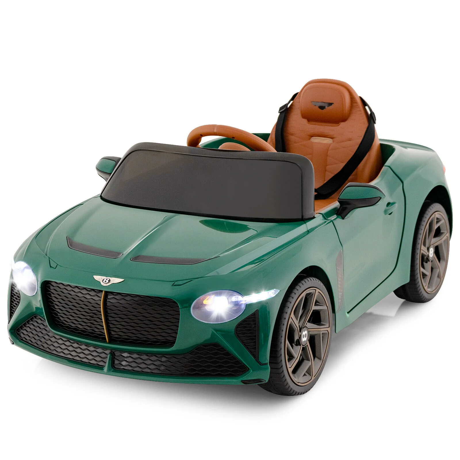 12V Powered Car Kids Ride-on Racer Car Licensed Bentley Bacalar - Image 3
