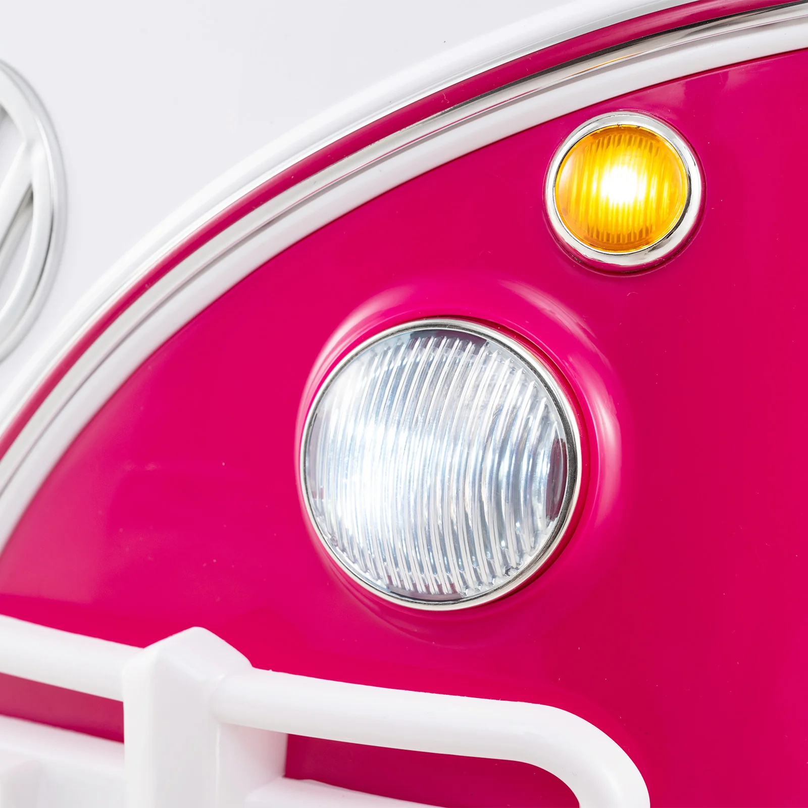 12V Ride On Car Licensed Volkswagen Ride-on Bus with Cup Holder and LED Headlights for 3+ Years Old - Image 6