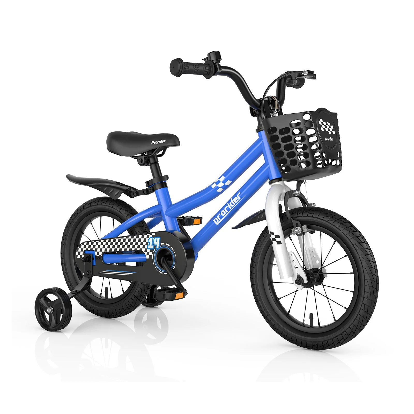 14 Inch Kids Bike with 2 Training Wheels for 3-5 Years Old - Image 11