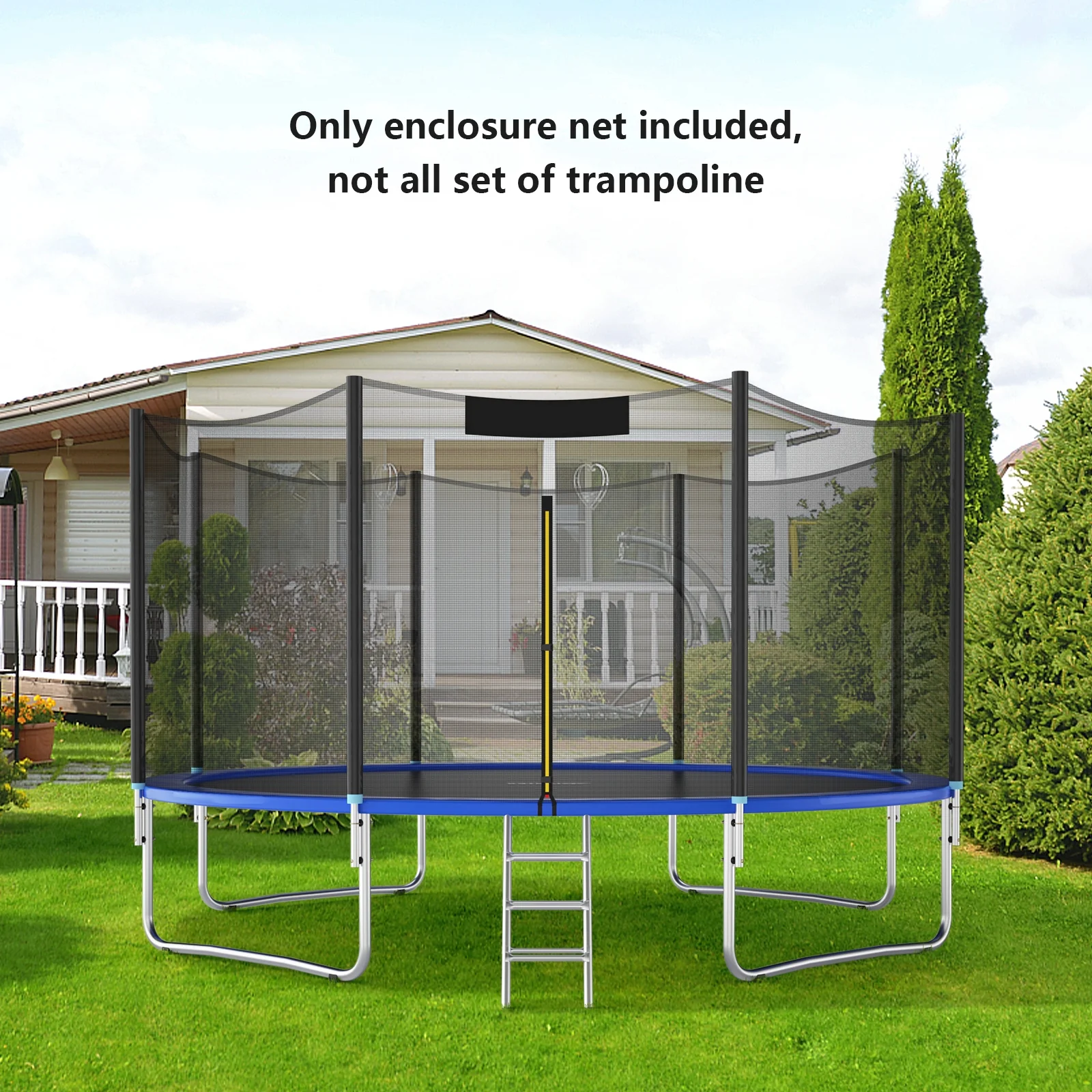 15 Feet Trampoline Safety Replacement Protection Enclosure Net - Image 18