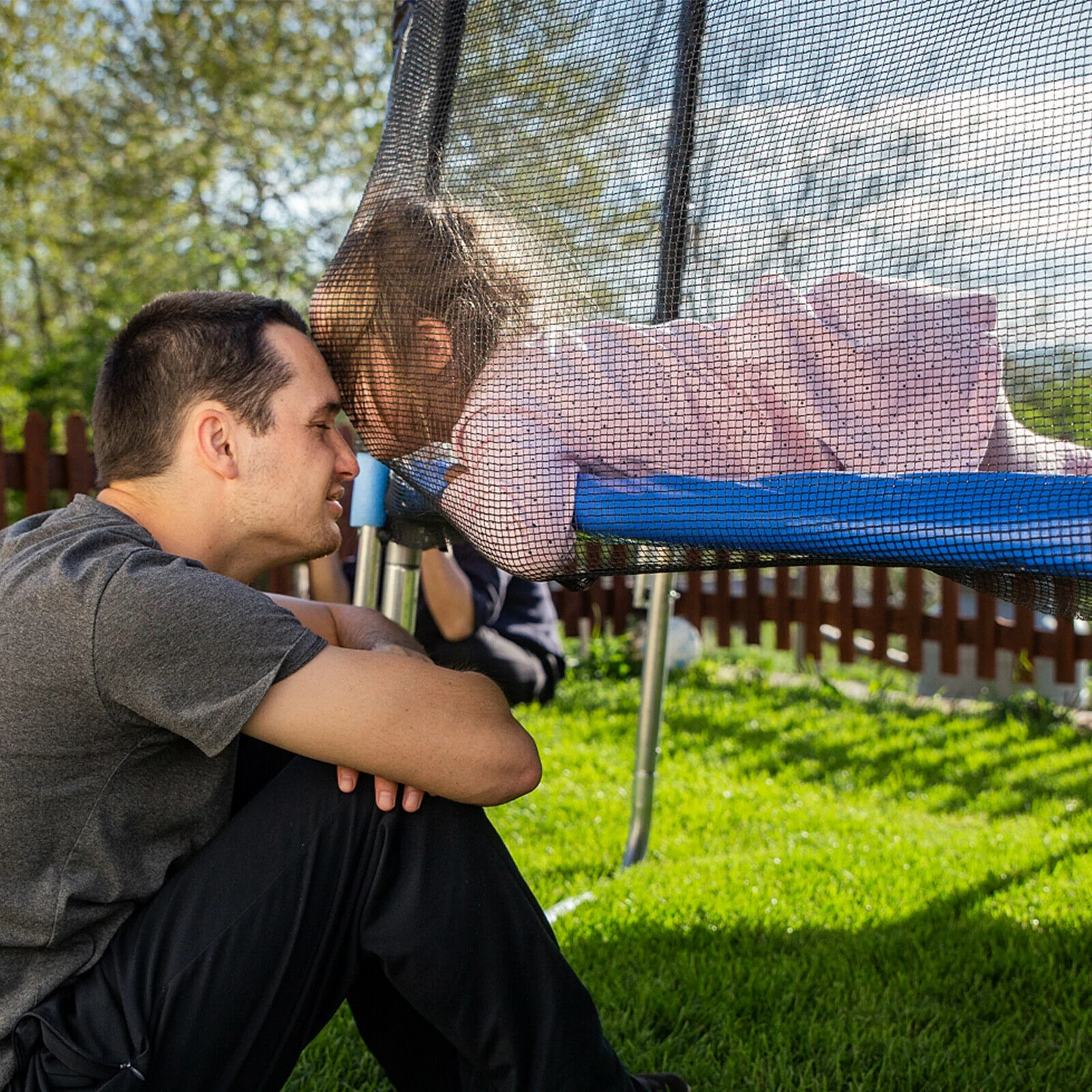15 Feet Trampoline Safety Replacement Protection Enclosure Net - Image 25