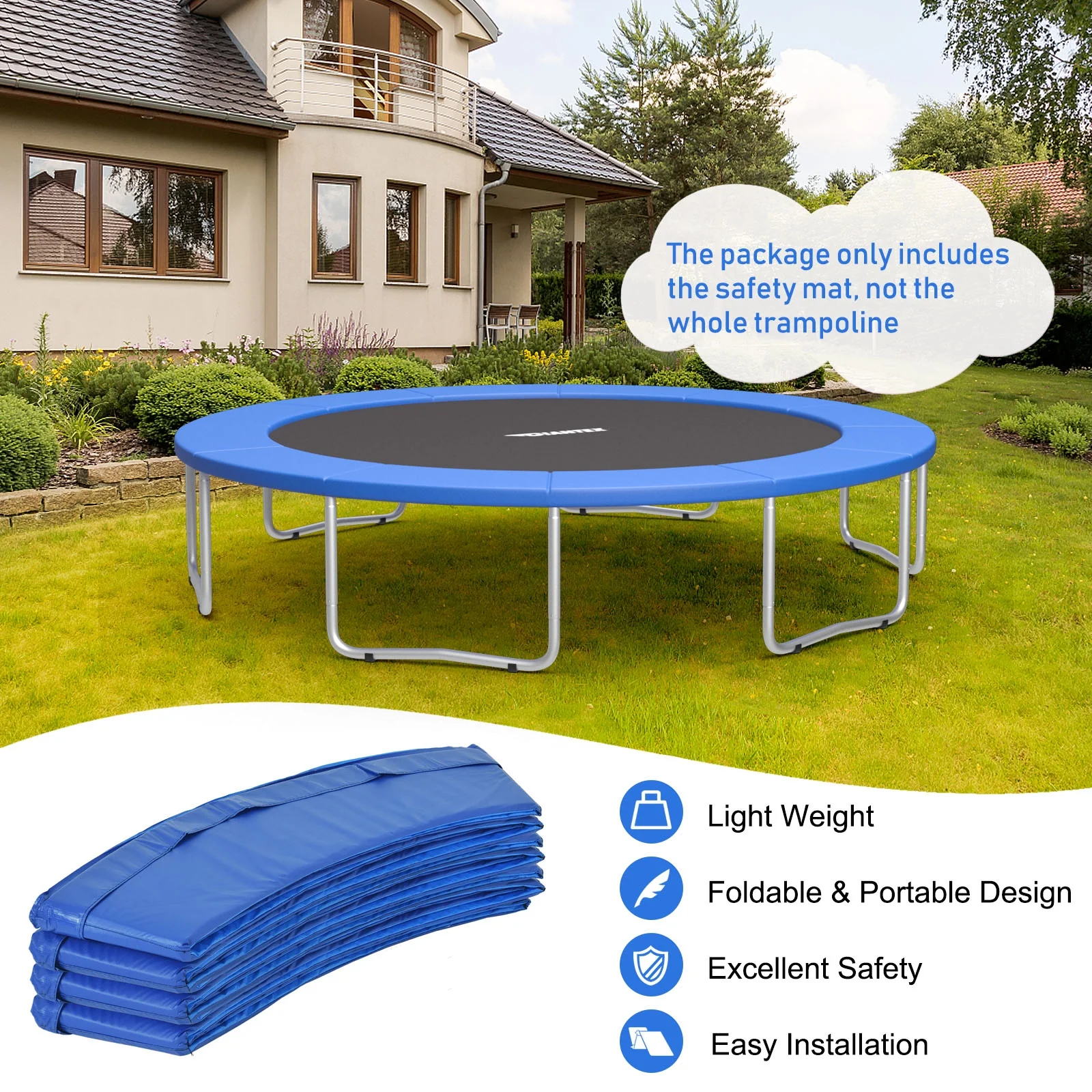 15 Feet Universal Trampoline Spring Cover - Image 14