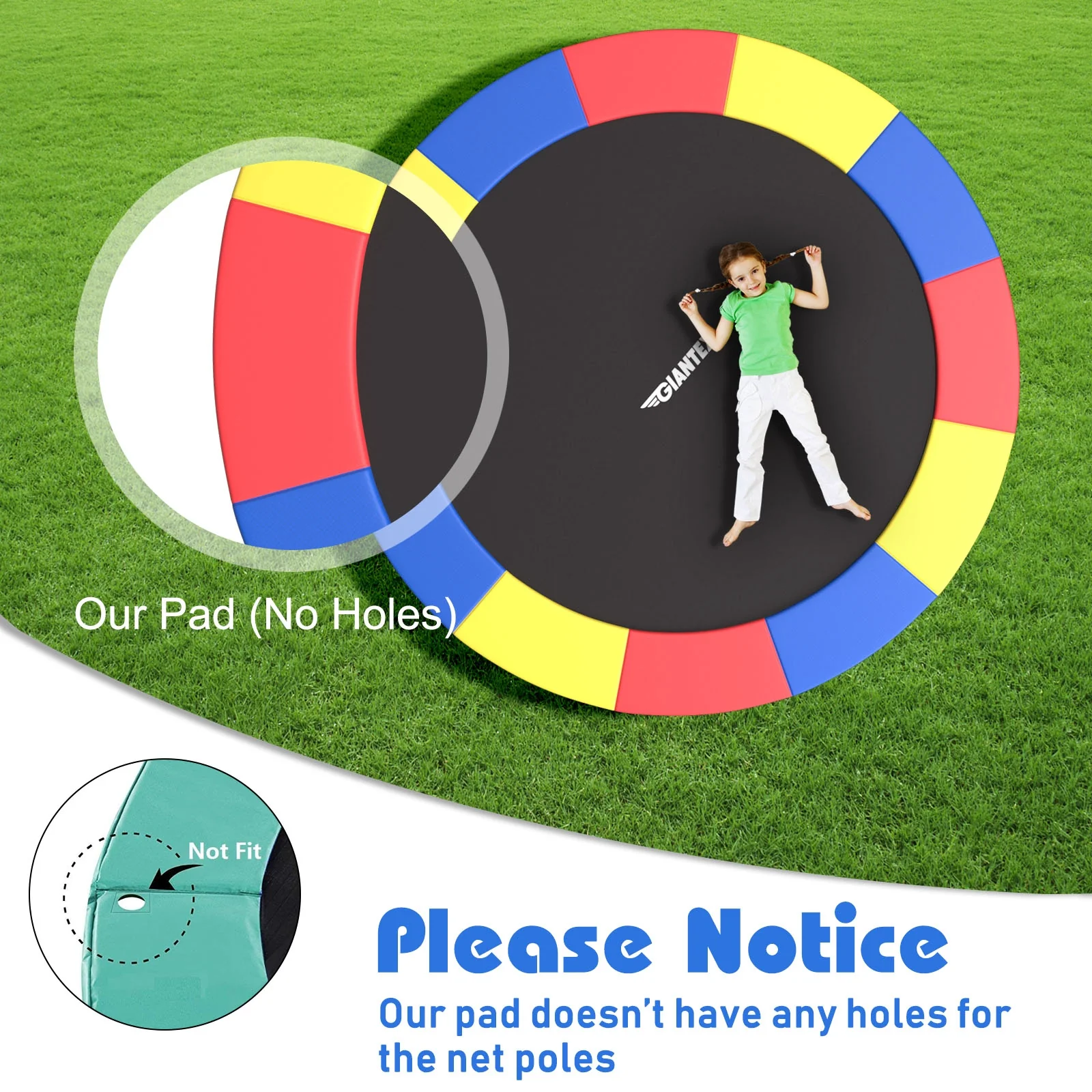 15 Feet Universal Trampoline Spring Cover - Image 7