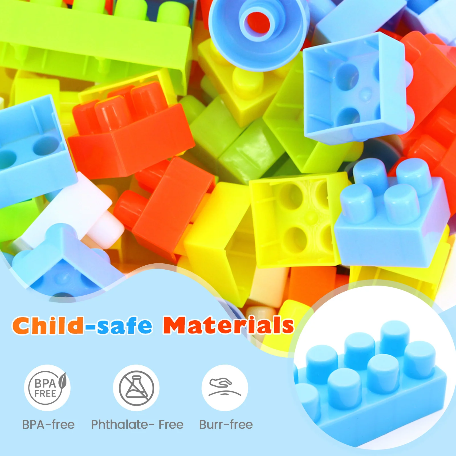 150 Pcs Toddler Building Blocks Toy STEM Montessori Early Learning Toys for 3+ year old - Image 7