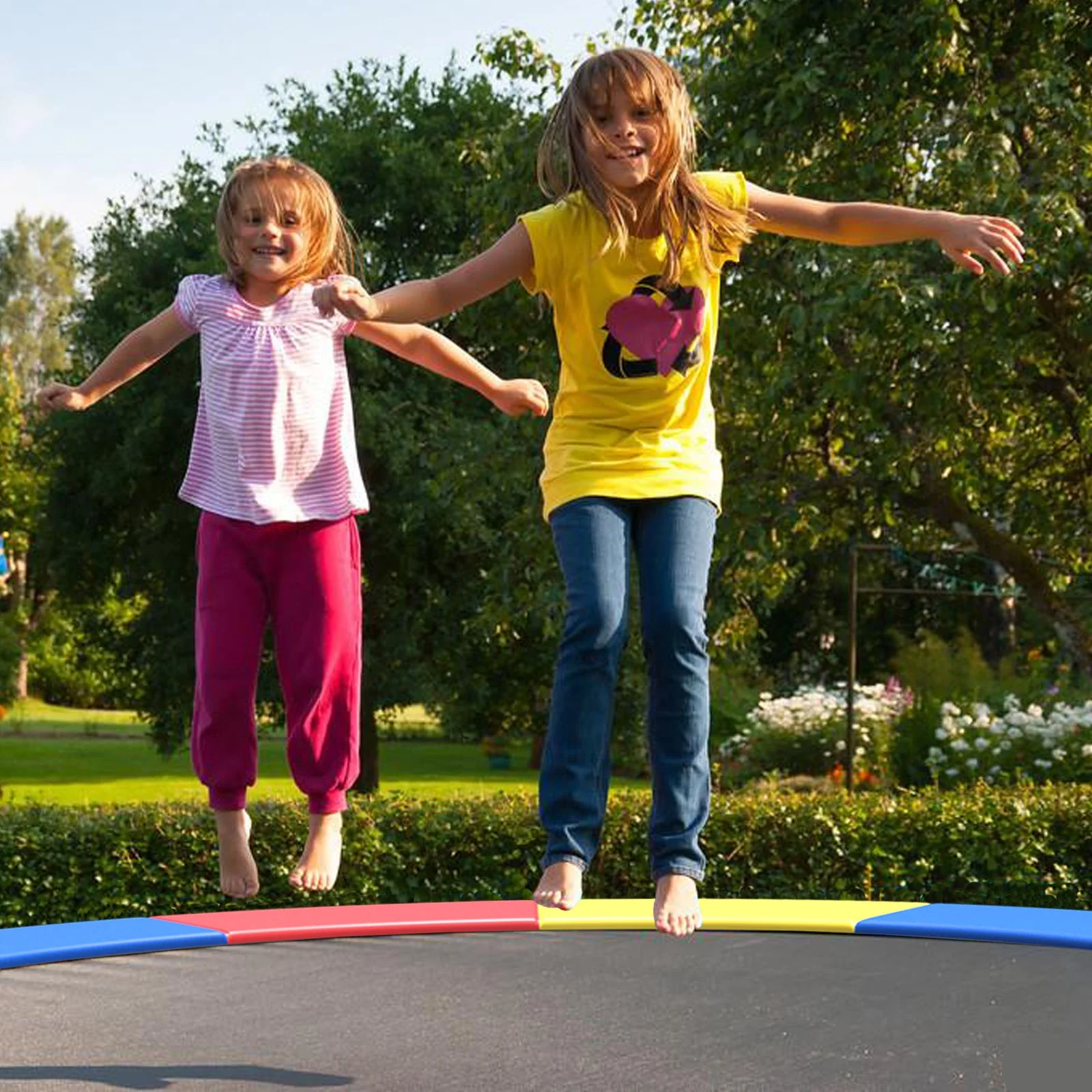 16 Feet Waterproof and Tear-Resistant Universal Trampoline Safety Pad Spring Cover - Image 15