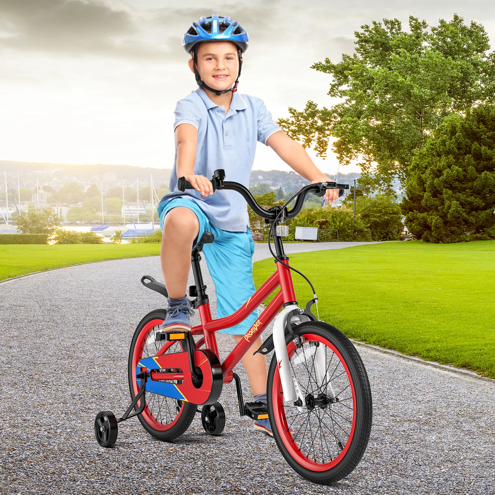 18 Feet Kids Bike with Removable Training Wheels - Image 17