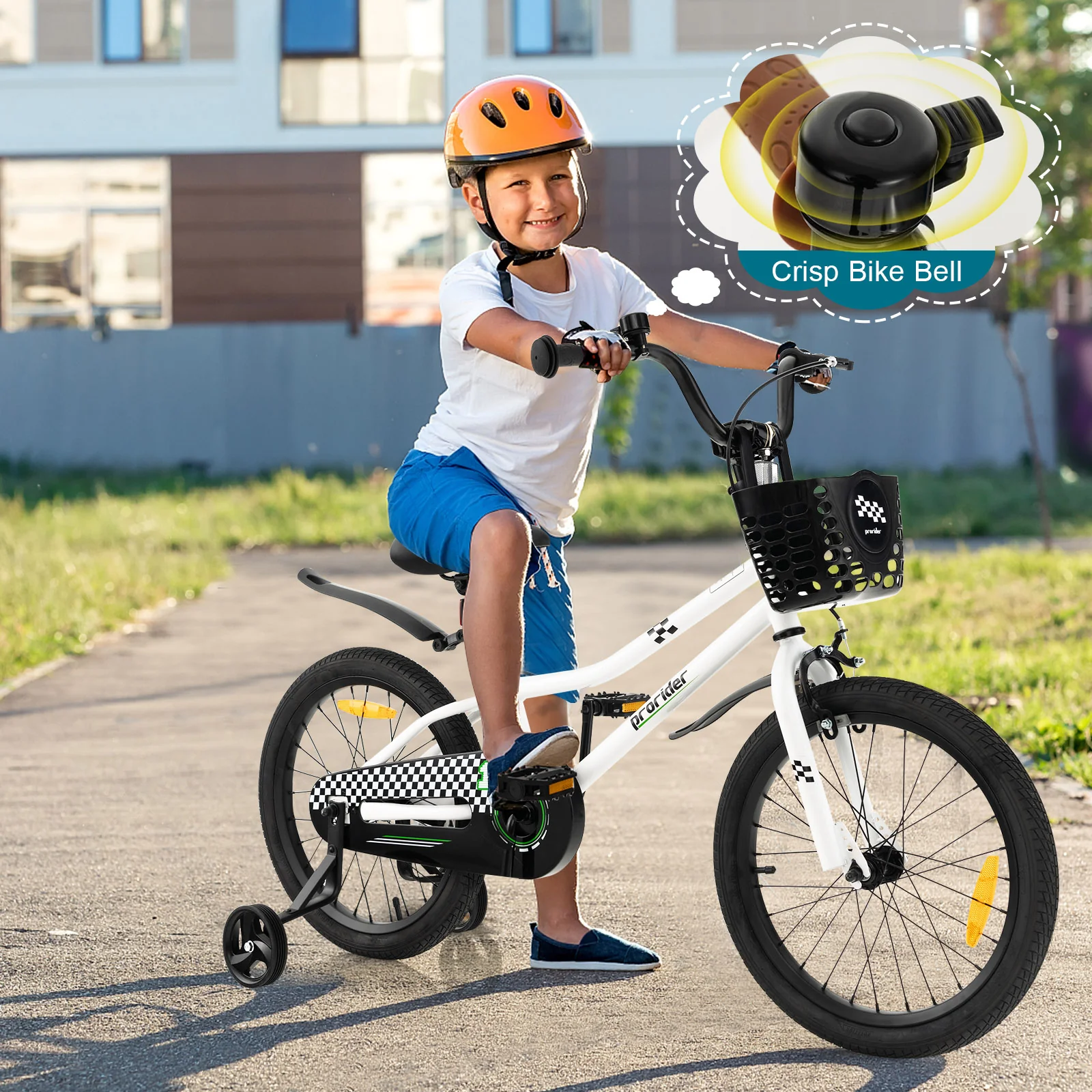 18 Feet Kids Bike with Removable Training Wheels - Image 25