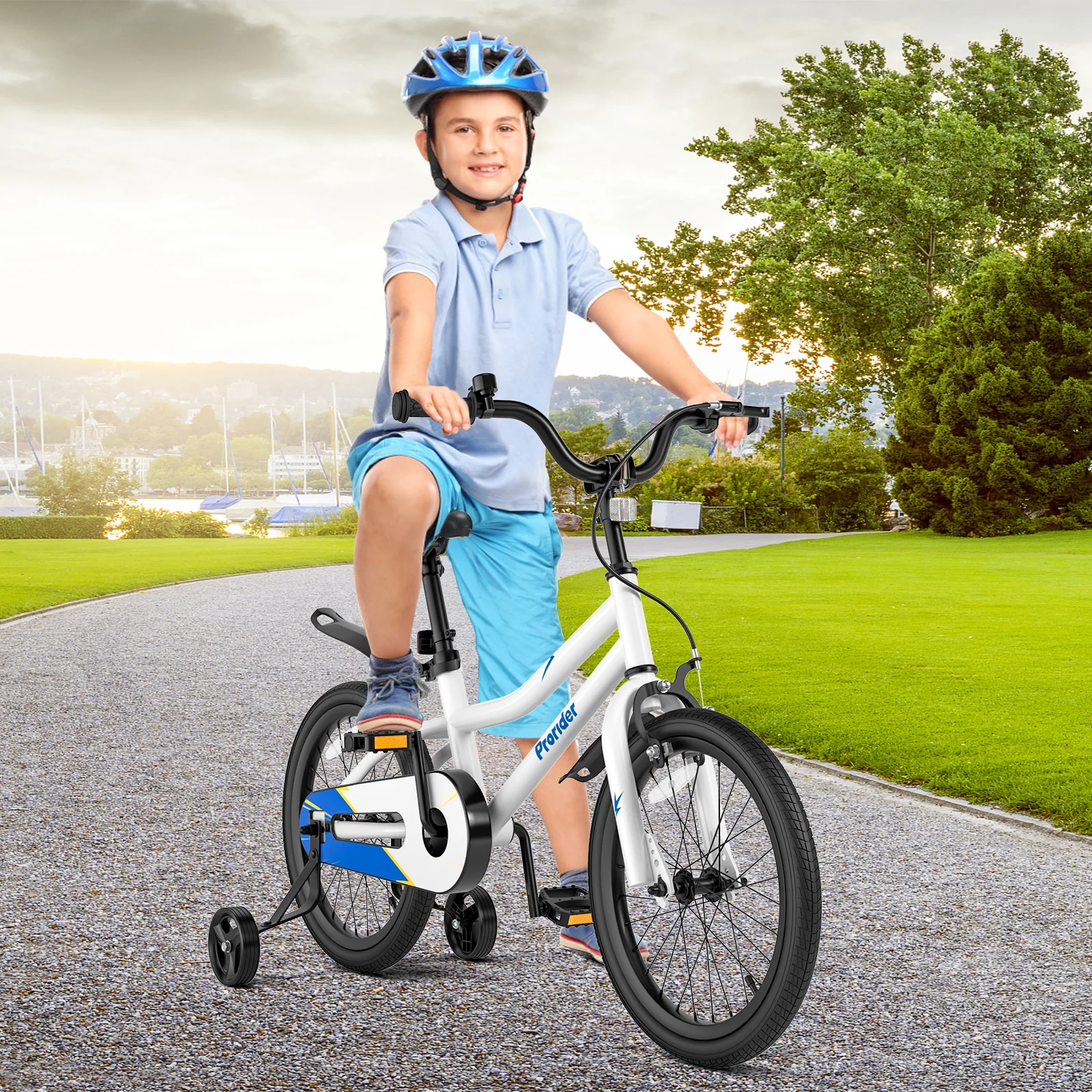 18 Feet Kids Bike with Removable Training Wheels - Image 9