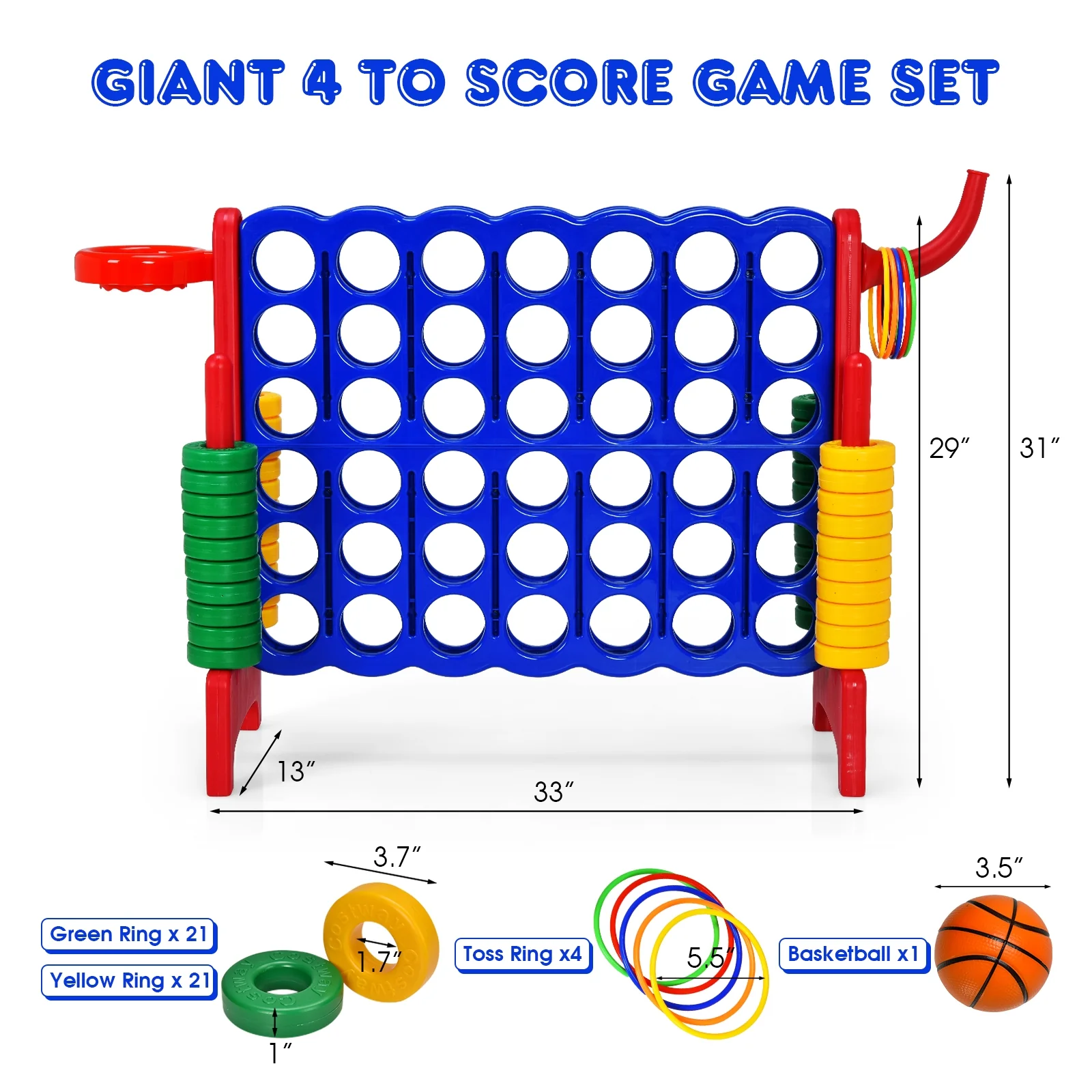 2.5Ft 4-to-Score Giant Game Set - Image 19