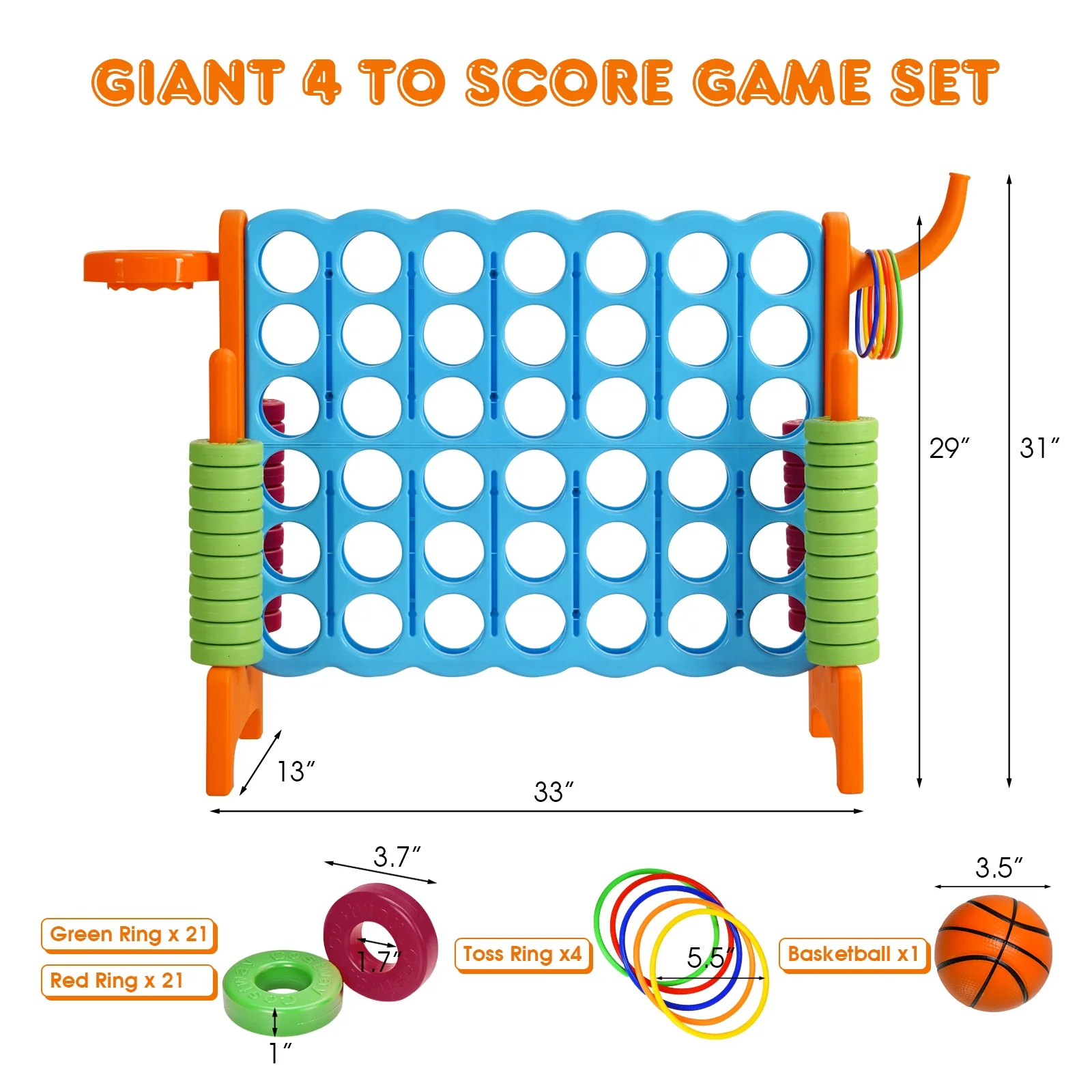 2.5Ft 4-to-Score Giant Game Set - Image 27