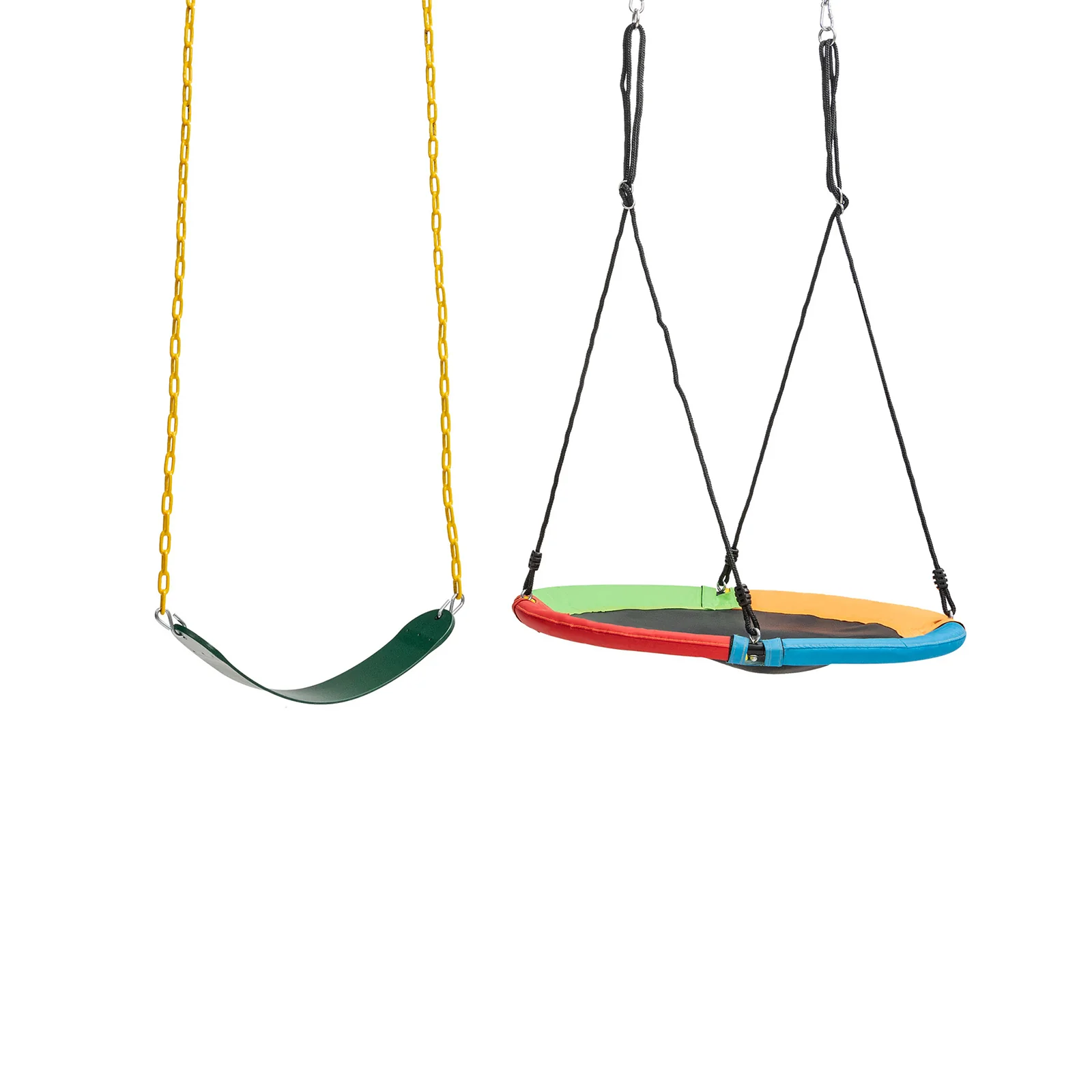 2-Pack Swing Set Swing Seat Replacement and Saucer Tree Swing (Without Stand) - Image 3