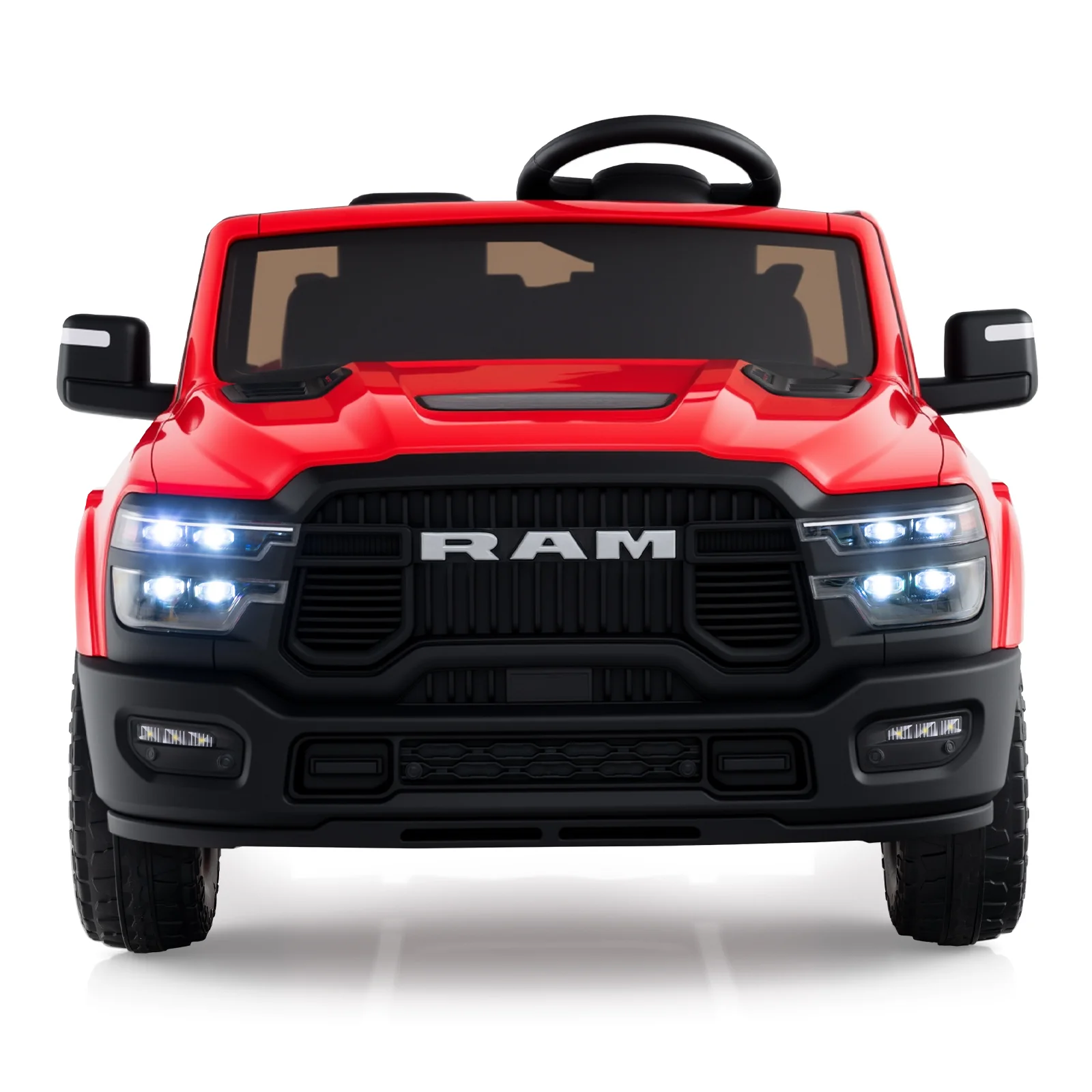 2 Seater 24V Ride on Toy for Big Kids Licensed Ram Truck with Remote and Music - Image 11