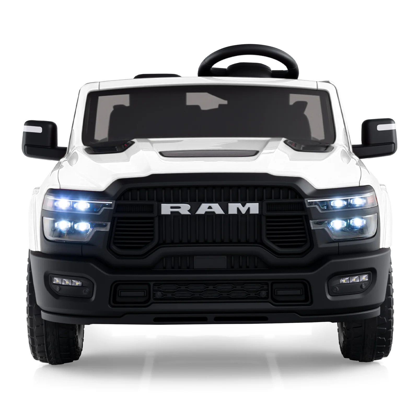 2 Seater 24V Ride on Toy for Big Kids Licensed Ram Truck with Remote and Music - Image 19