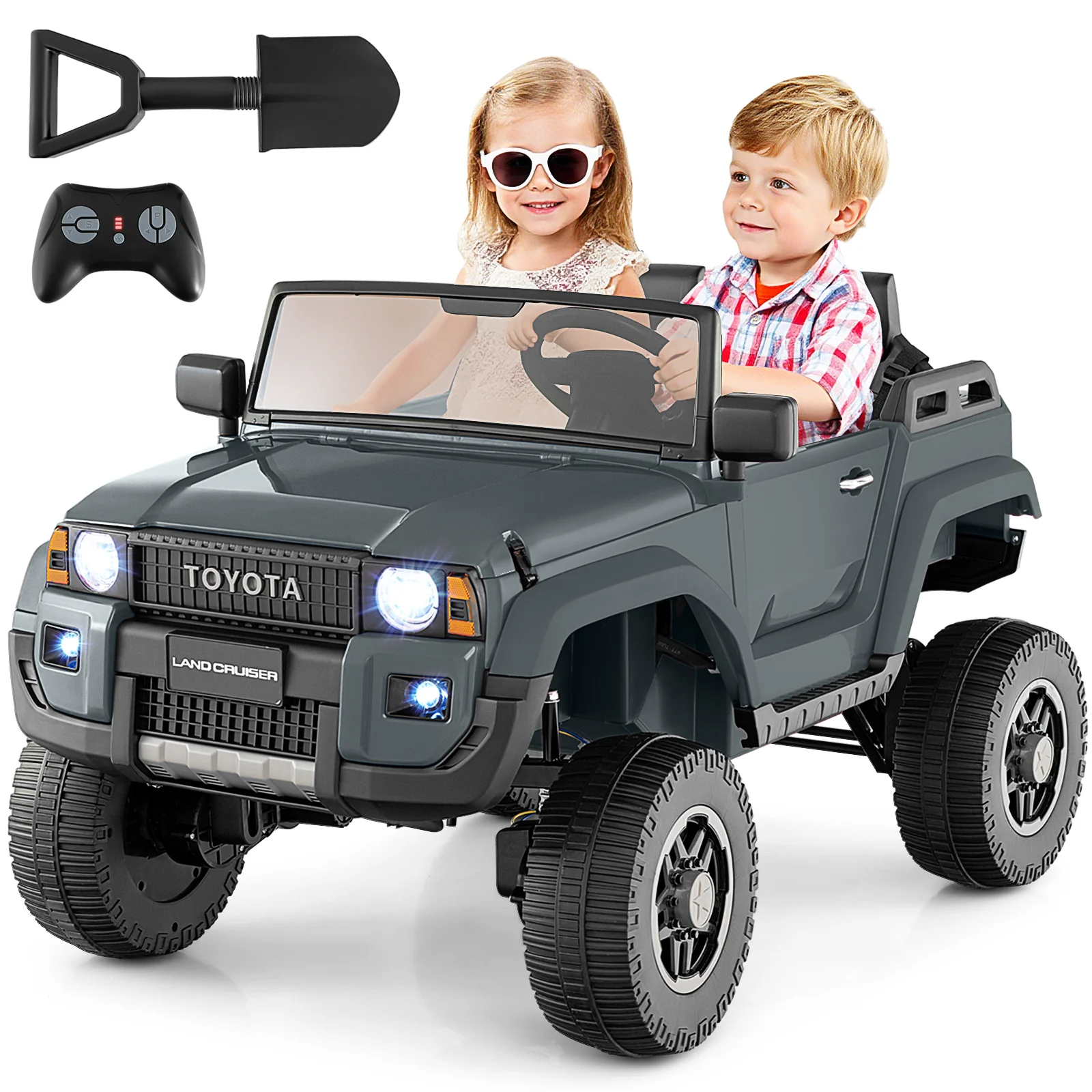 24V 2 Seater Ride on Car 4WD/2WD Switchable for Kids with Remote for Ages 3+ - Image 13