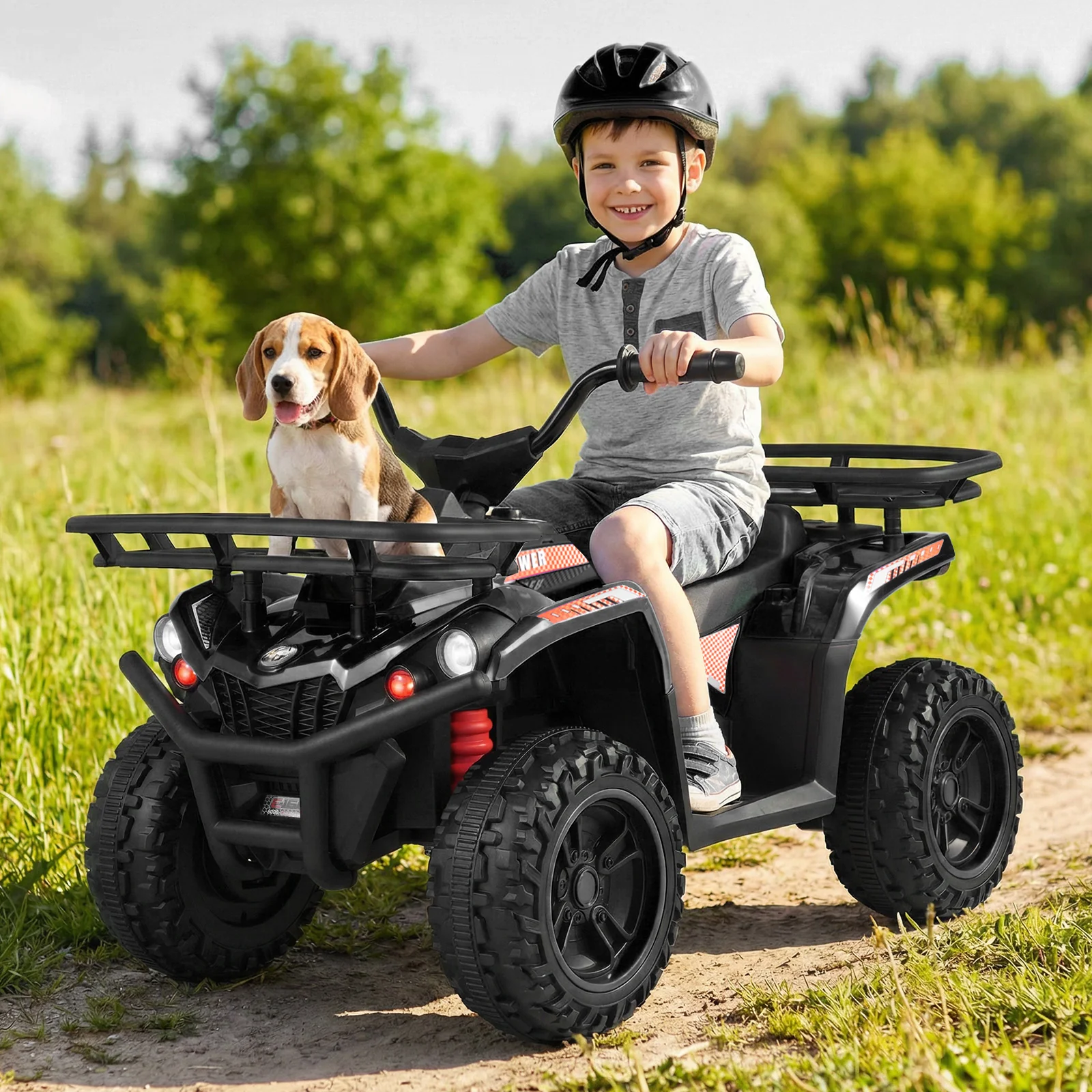 24V Electric Ride On Quad with LED Headlights - Image 2