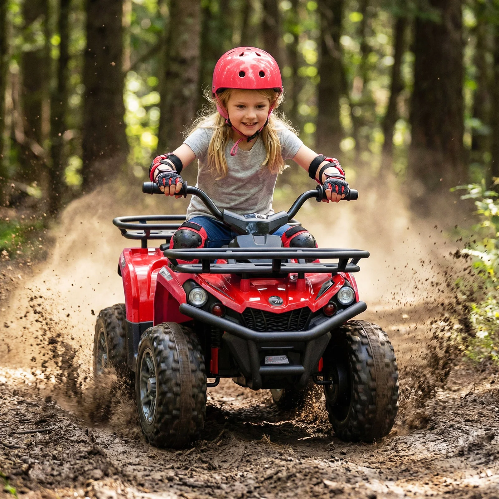24V Electric Ride On Quad with LED Headlights - Image 25
