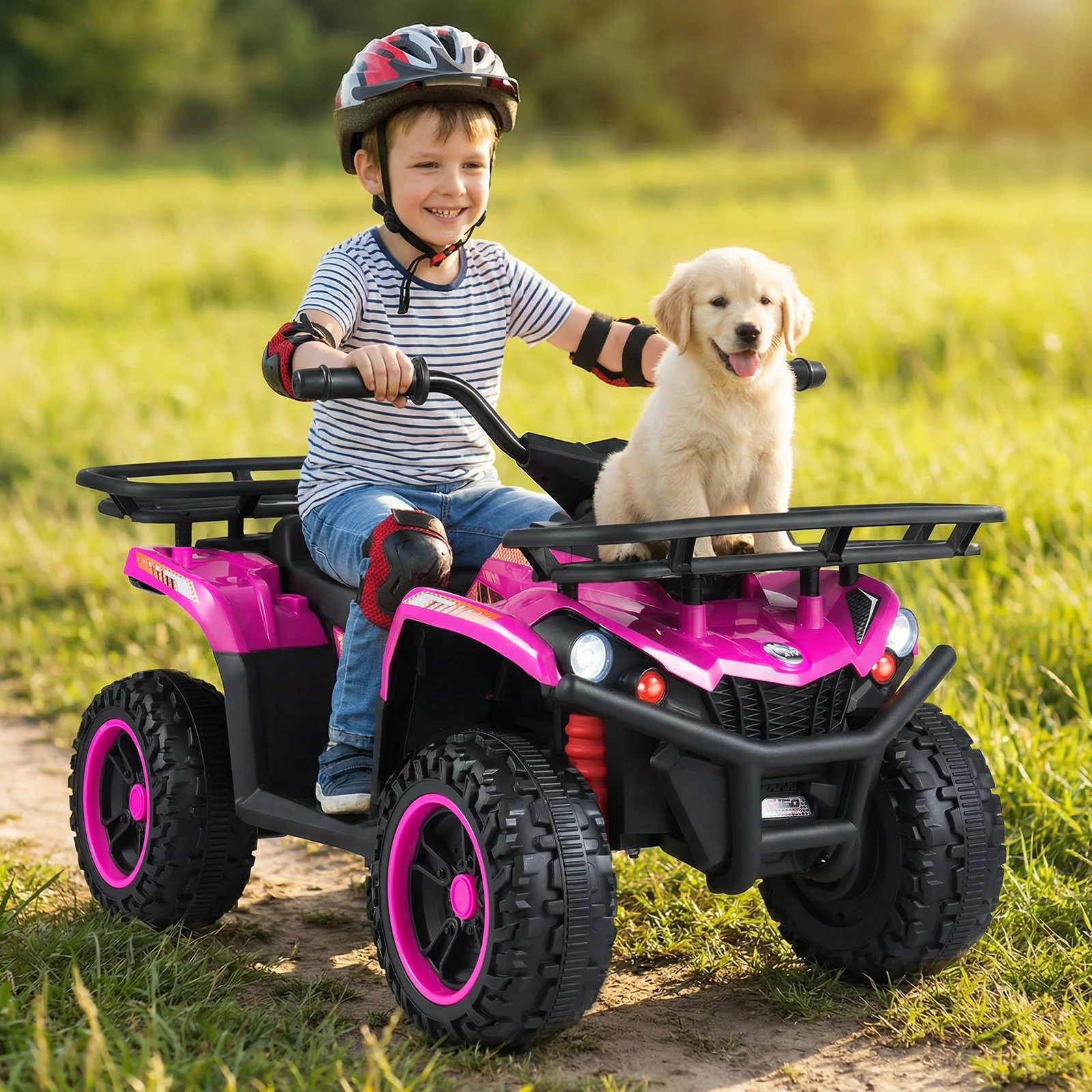 24V Electric Ride On Quad with LED Headlights - Image 9