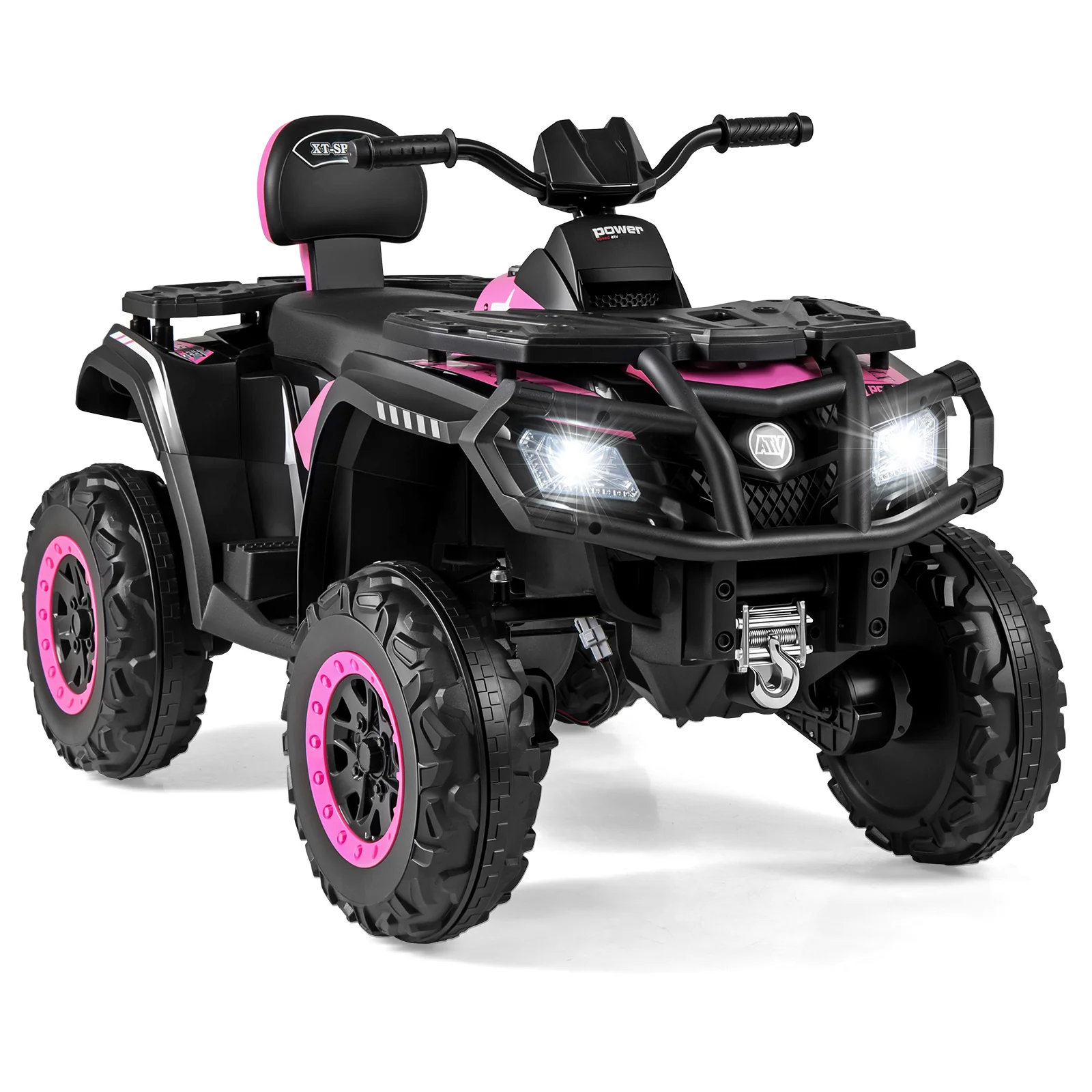 24V Kids ATV 2-Seater with 4 Motors with LED Lights and Music - Image 11