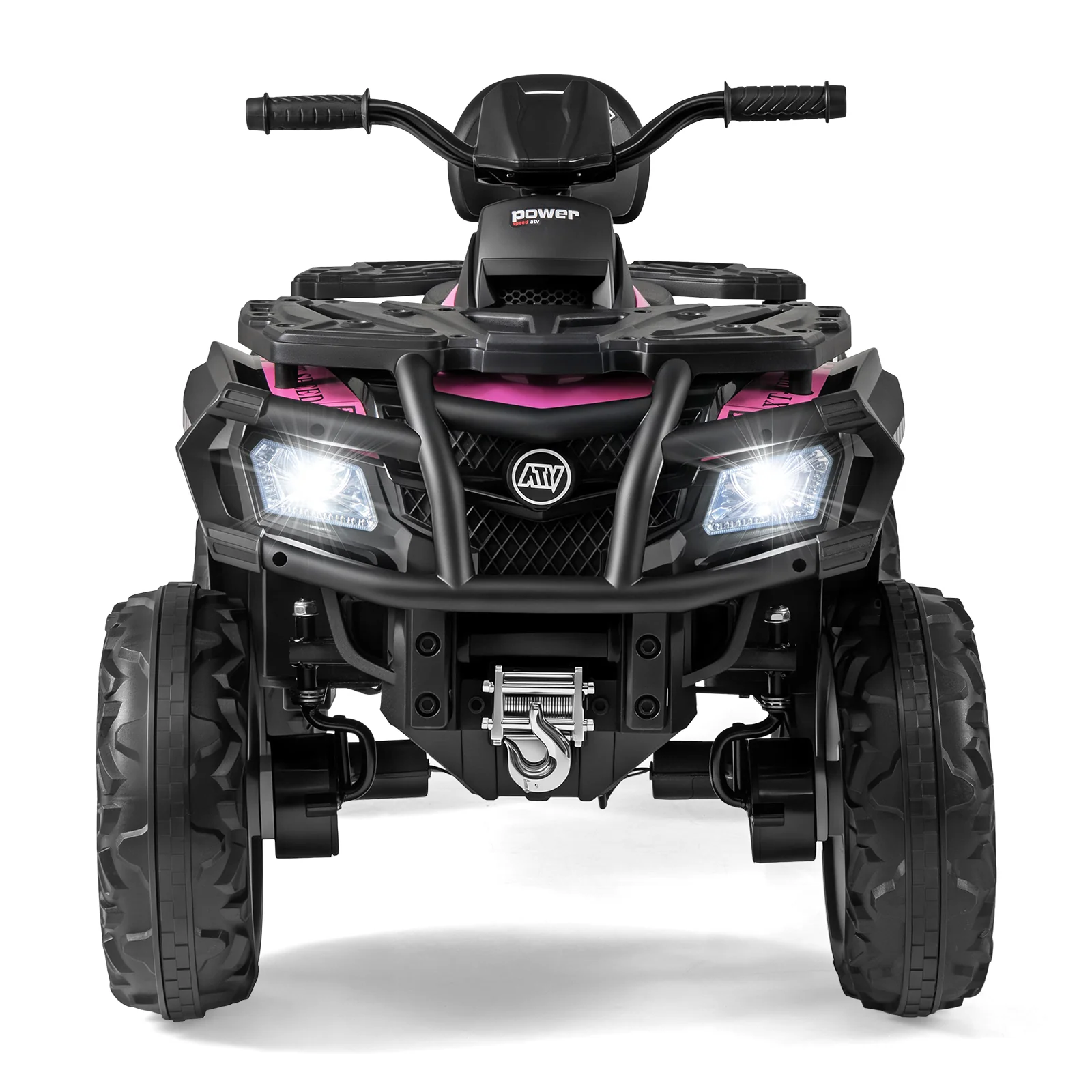 24V Kids ATV 2-Seater with 4 Motors with LED Lights and Music - Image 12
