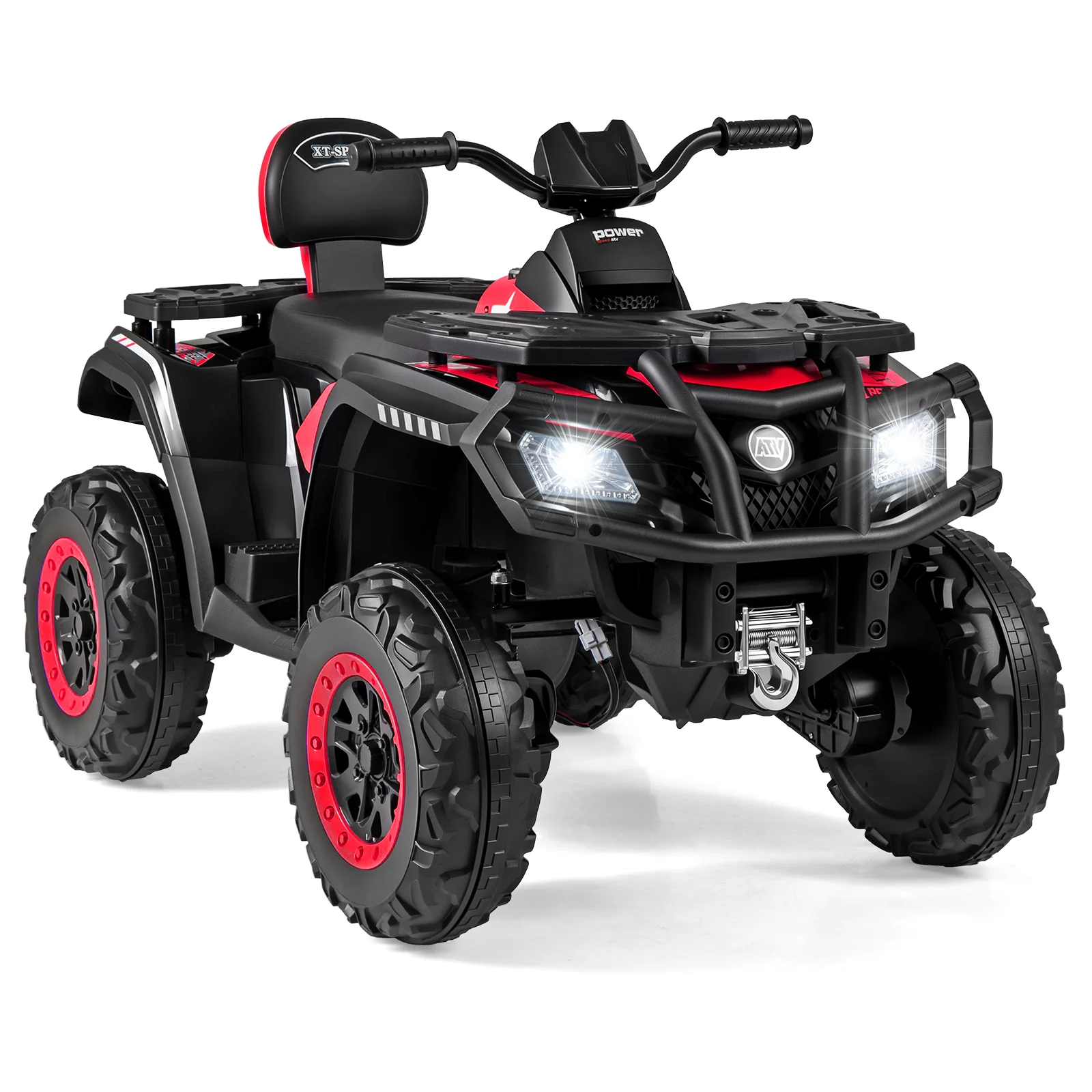 24V Kids ATV 2-Seater with 4 Motors with LED Lights and Music - Image 19