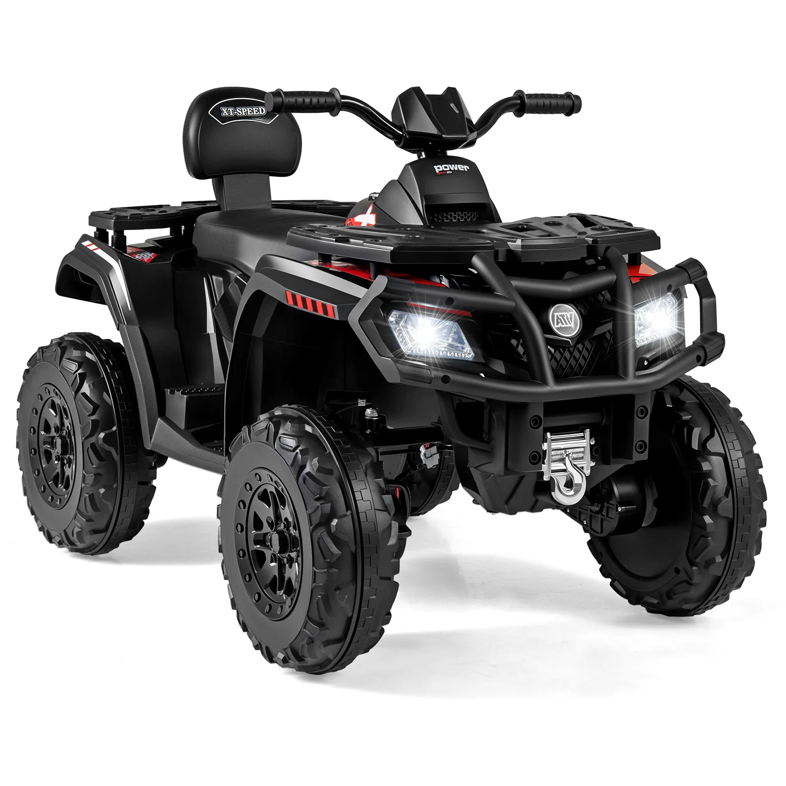 24V Kids ATV 2-Seater with 4 Motors with LED Lights and Music - Image 27