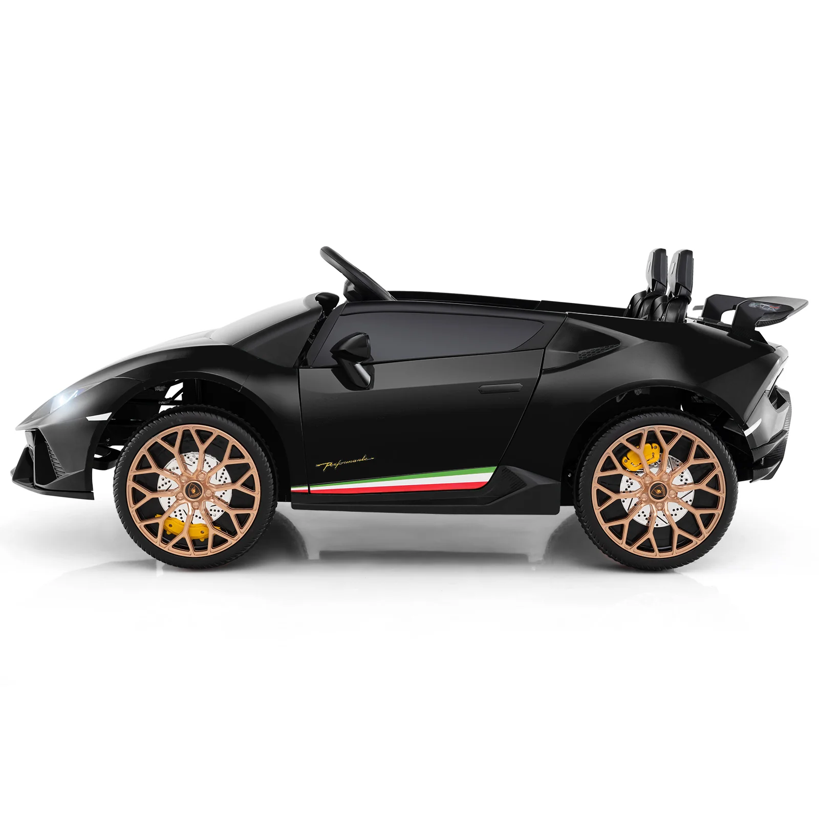 24V Ride-on Car for Kids 4WD 2-Seater Licensed Lamborghini Electric Vehicles with Music - Image 4