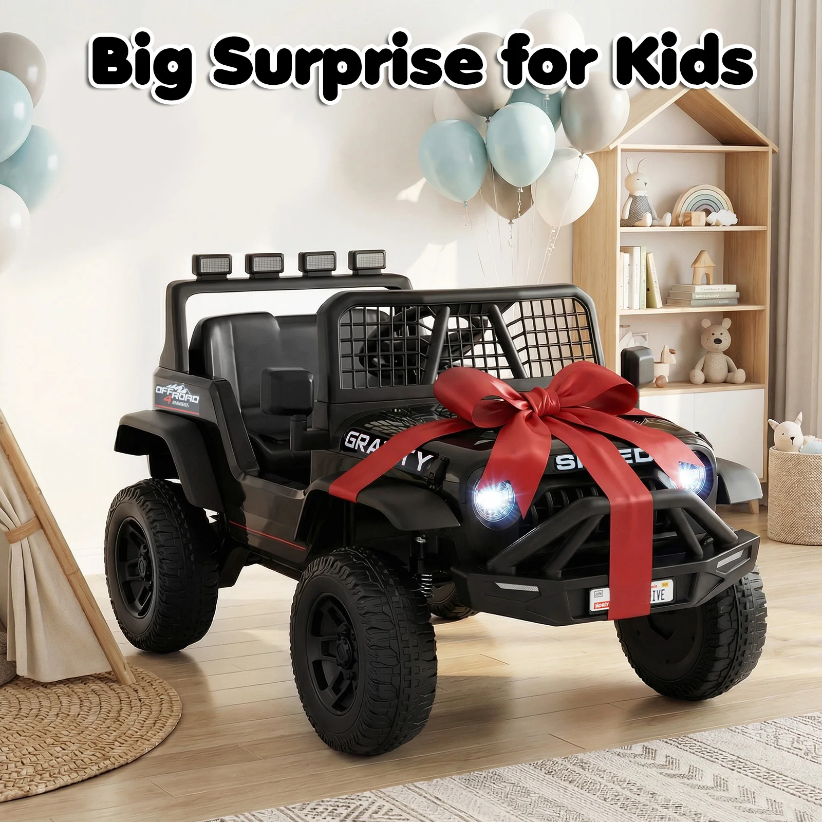 24V Ride On Car for Kids with Parent Remote Control and Music - Image 10