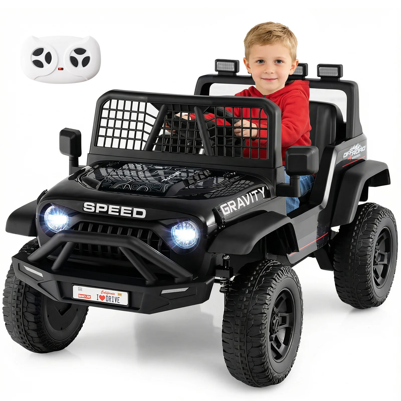 24V Ride On Car for Kids with Parent Remote Control and Music - Image 12