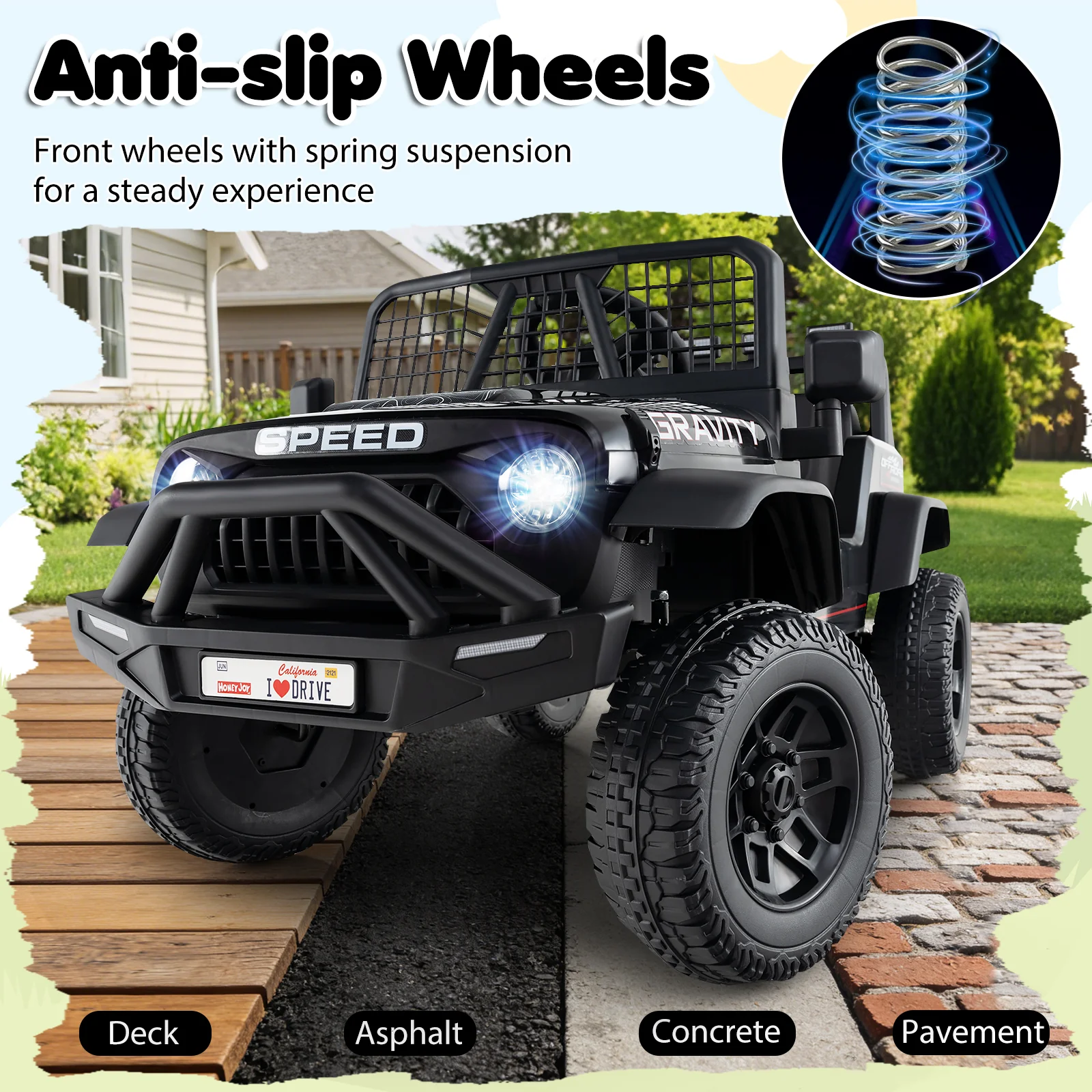 24V Ride On Car for Kids with Parent Remote Control and Music - Image 16