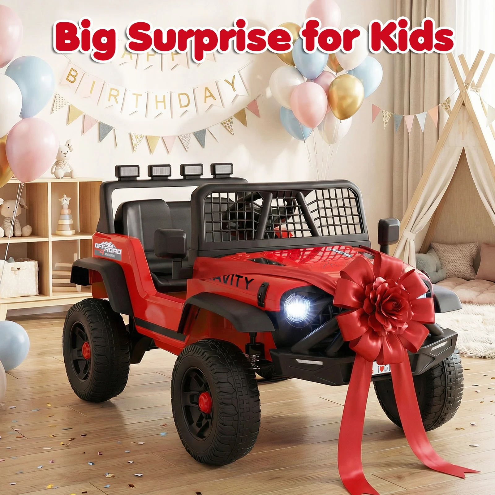 24V Ride On Car for Kids with Parent Remote Control and Music - Image 26