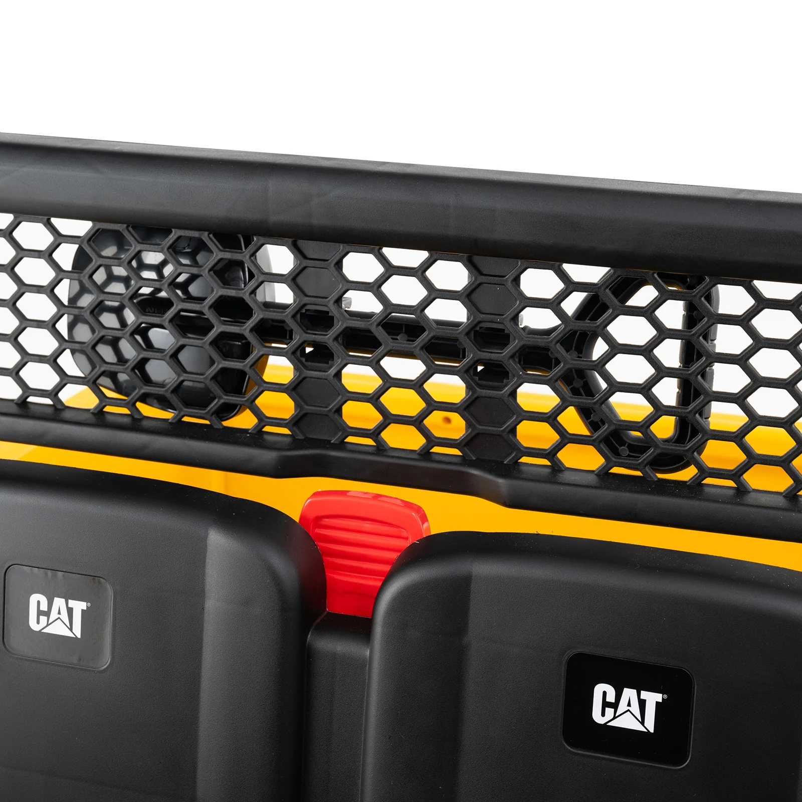 24V Ride On Dump Truck Licensed Caterpillar 2-Seater Kids Car with Remote Control-Yellow - Image 5