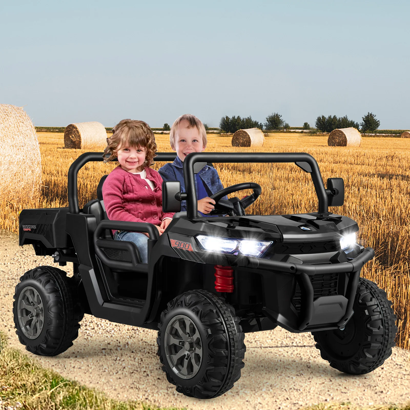 24V Ride On Kids Car with Dump Bed and Remote Control