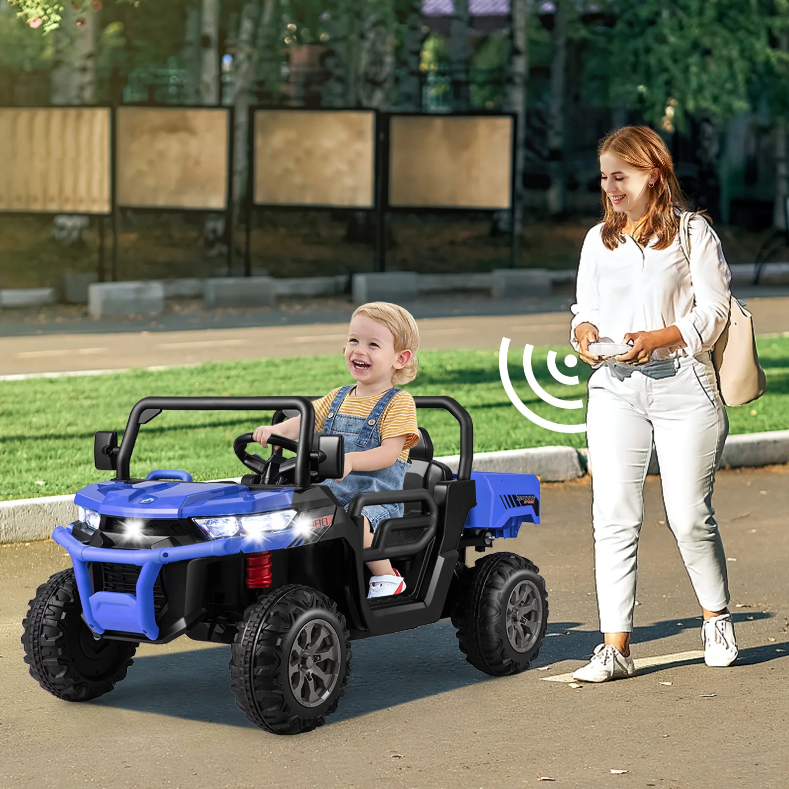 24V Ride On Kids Car with Dump Bed and Remote Control - Image 18
