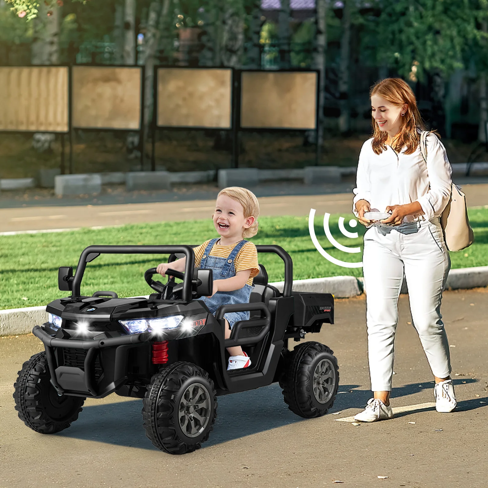 24V Ride On Kids Car with Dump Bed and Remote Control - Image 2