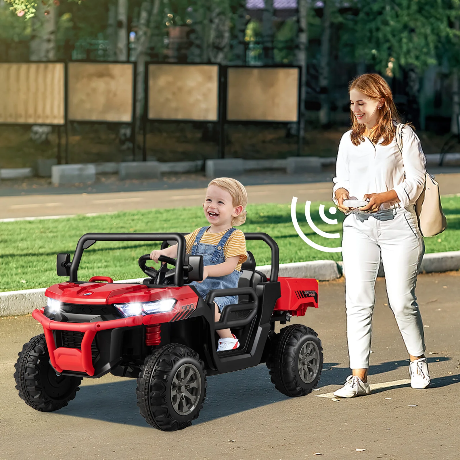 24V Ride On Kids Car with Dump Bed and Remote Control - Image 26