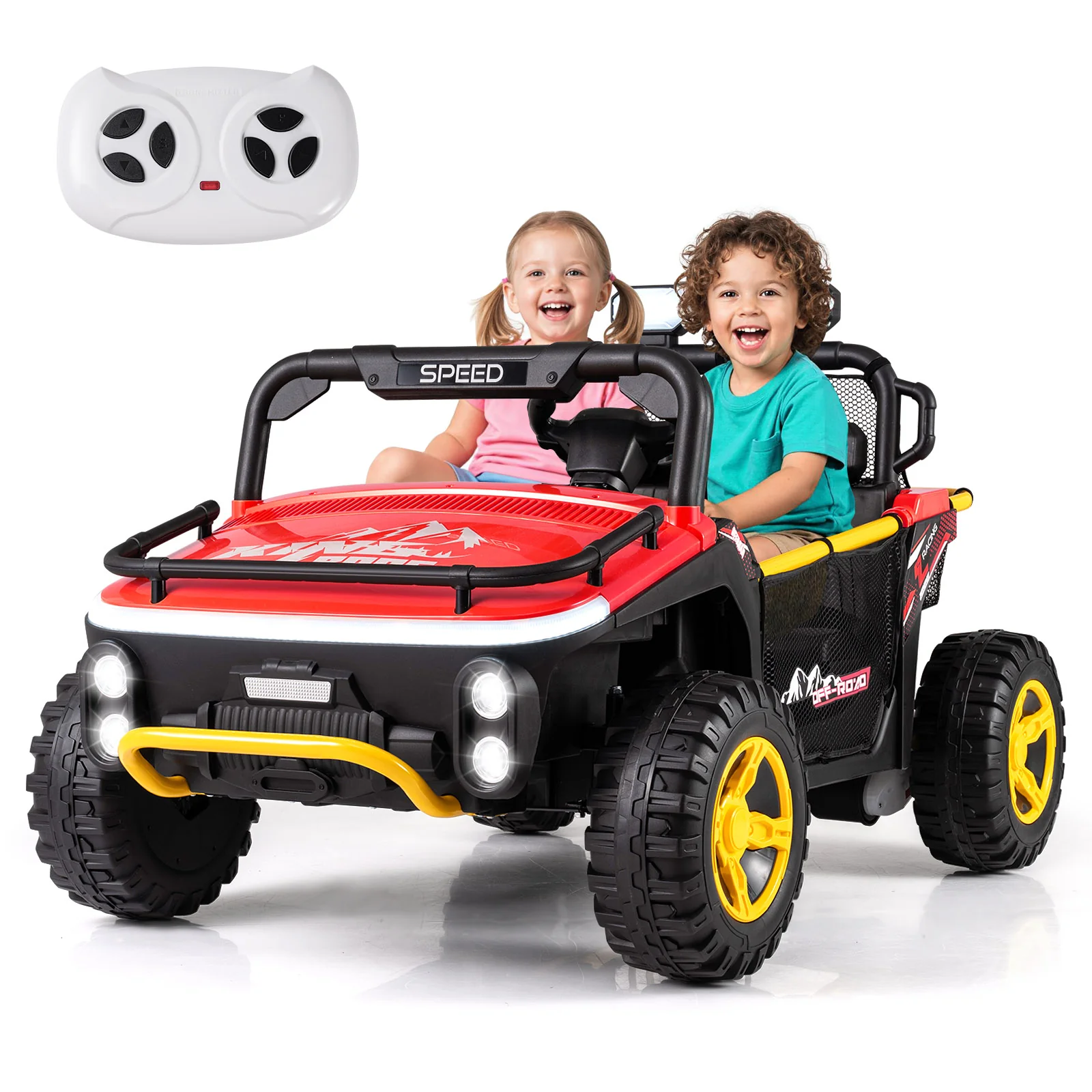 24V Ride on Toy for Kids 2 Seater Ride on Truck Car with Horn Music Story - Image 19