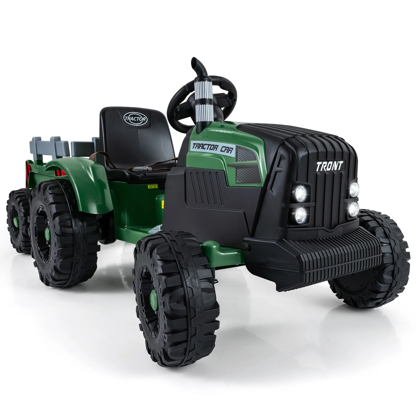 24V Ride On Tractor for Kids Electric Vehicle with Detachable Trailer and Remote Control - Image 10
