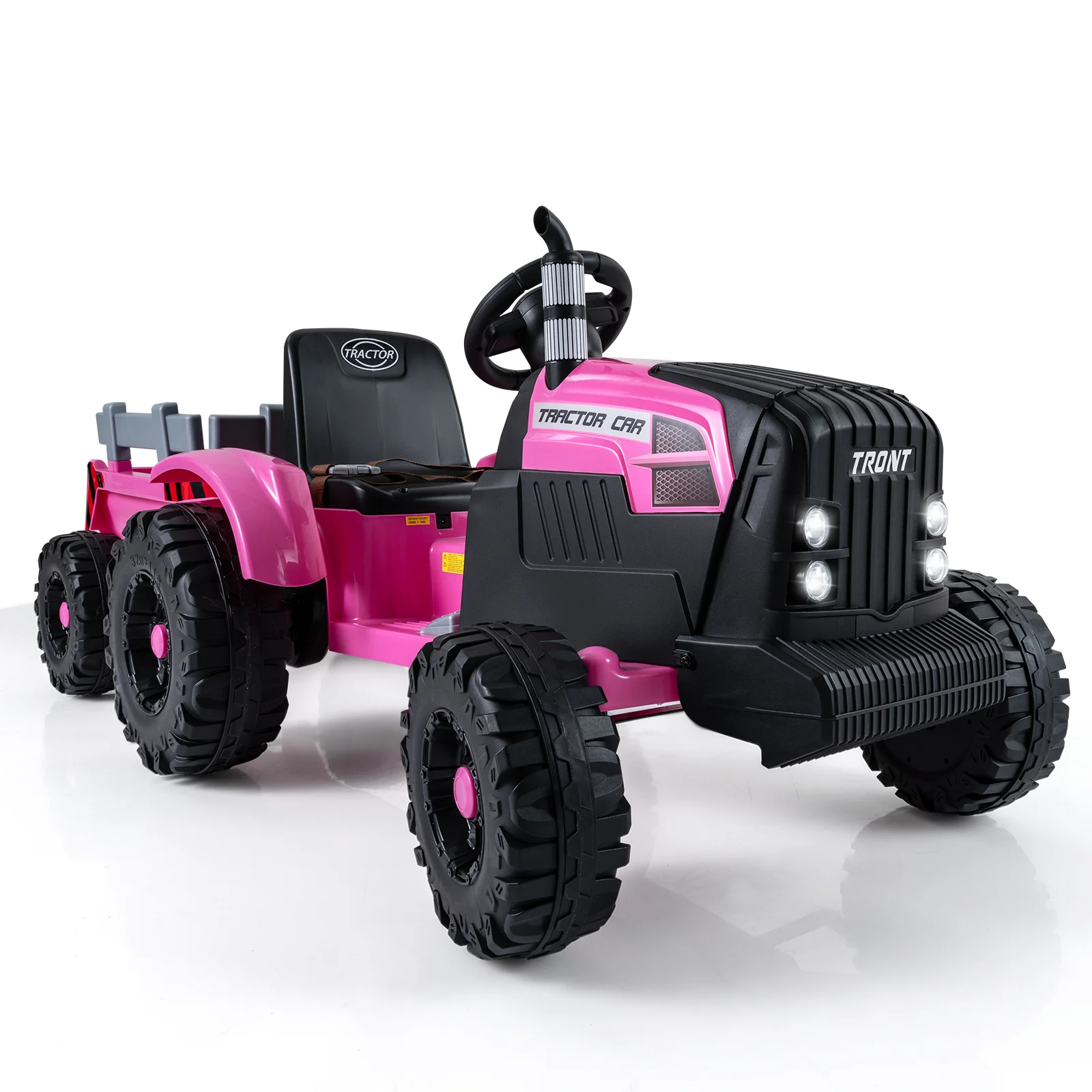 24V Ride On Tractor for Kids Electric Vehicle with Detachable Trailer and Remote Control - Image 27