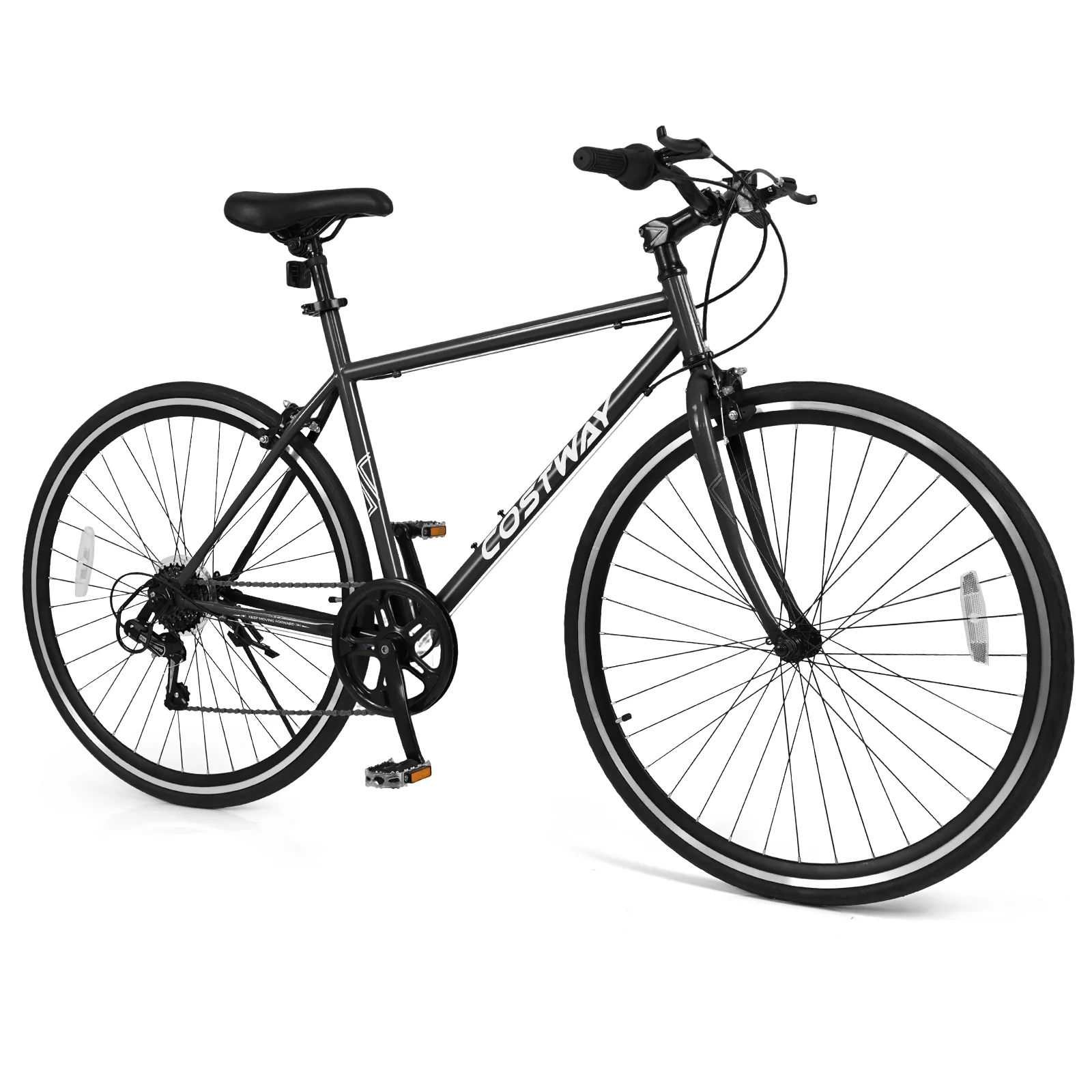 26 Inch Mountain Bike Adjustable with 6-Speed and All-terrain Rubber Wheels - Image 19