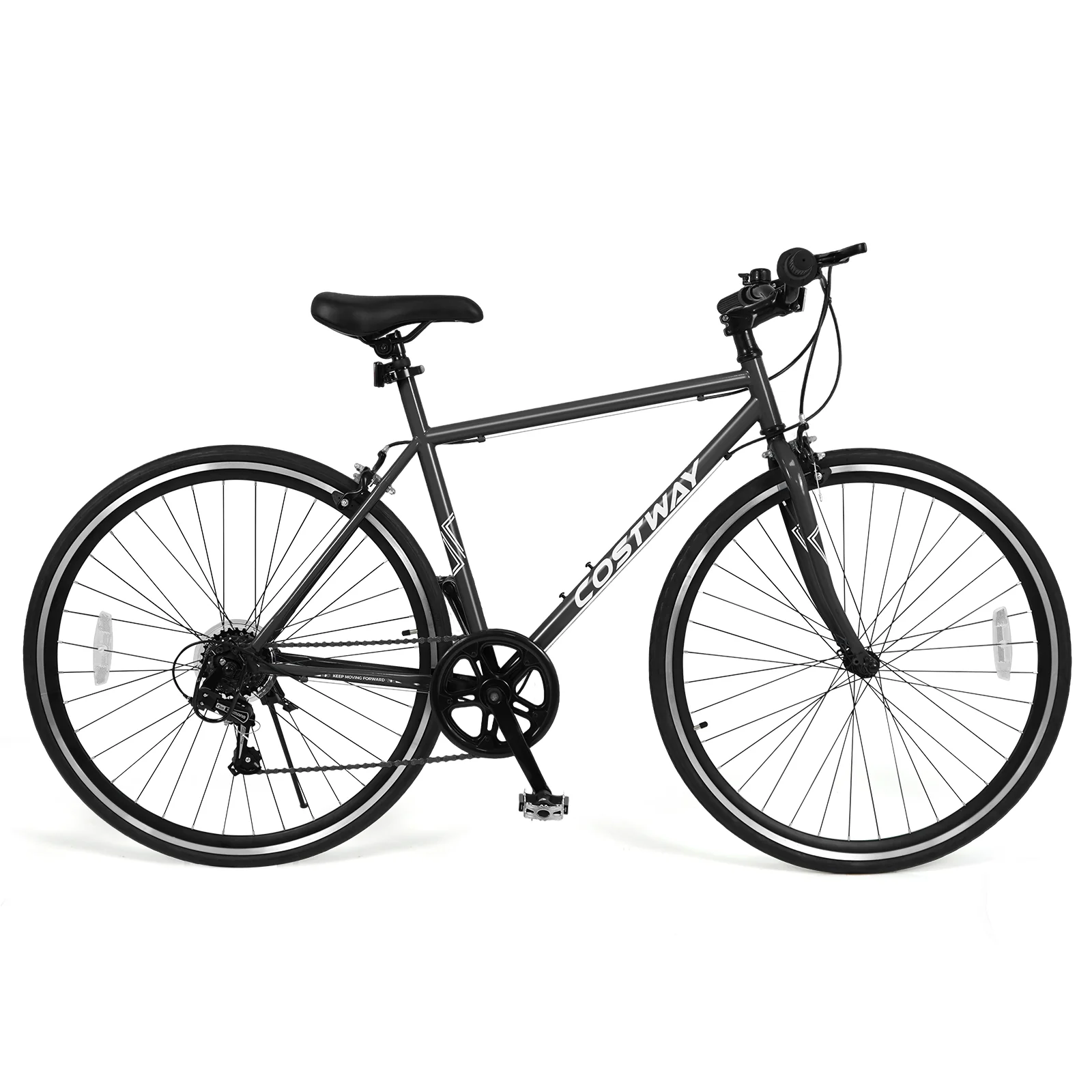 26 Inch Mountain Bike Adjustable with 6-Speed and All-terrain Rubber Wheels - Image 20