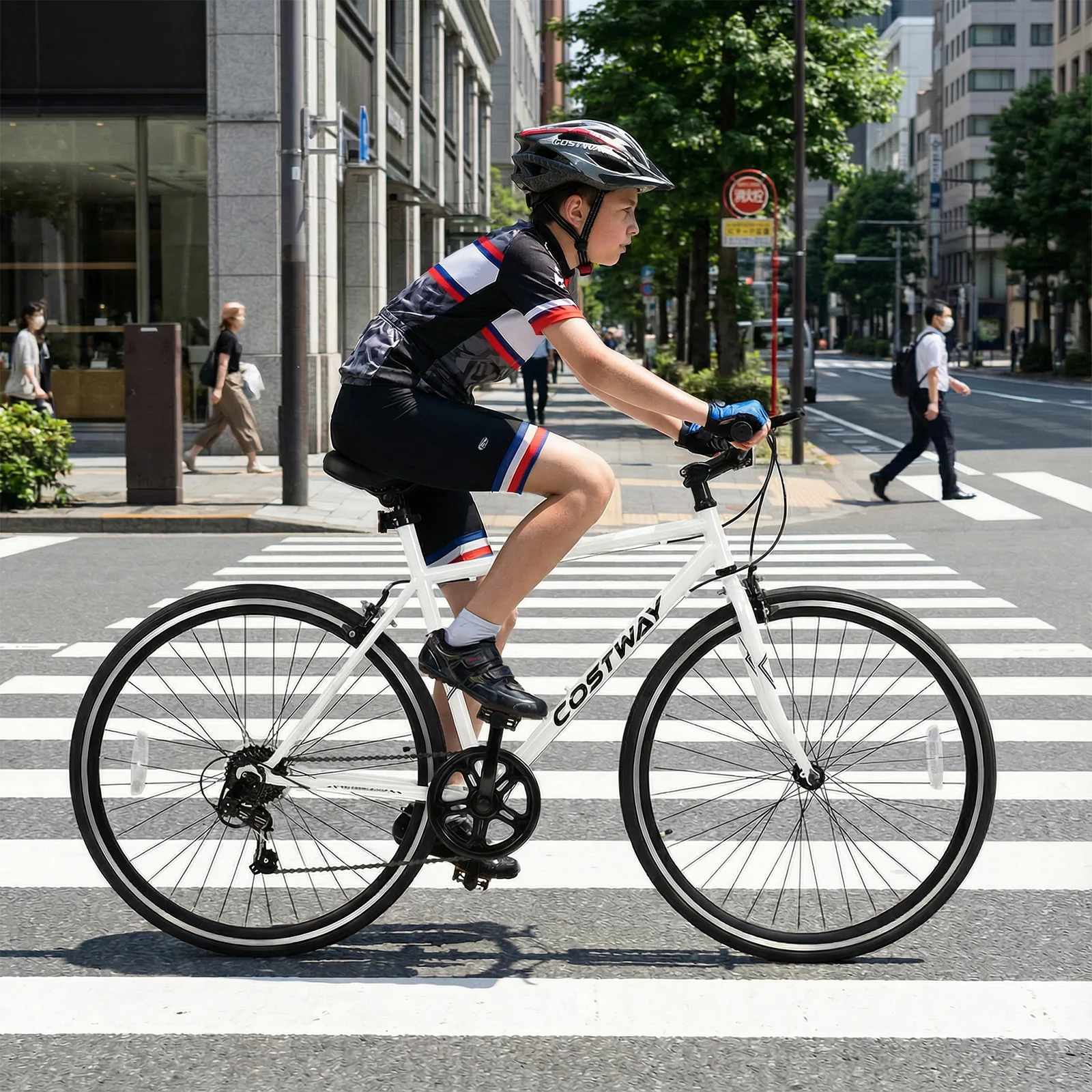 26 Inch Mountain Bike Adjustable with 6-Speed and All-terrain Rubber Wheels - Image 26