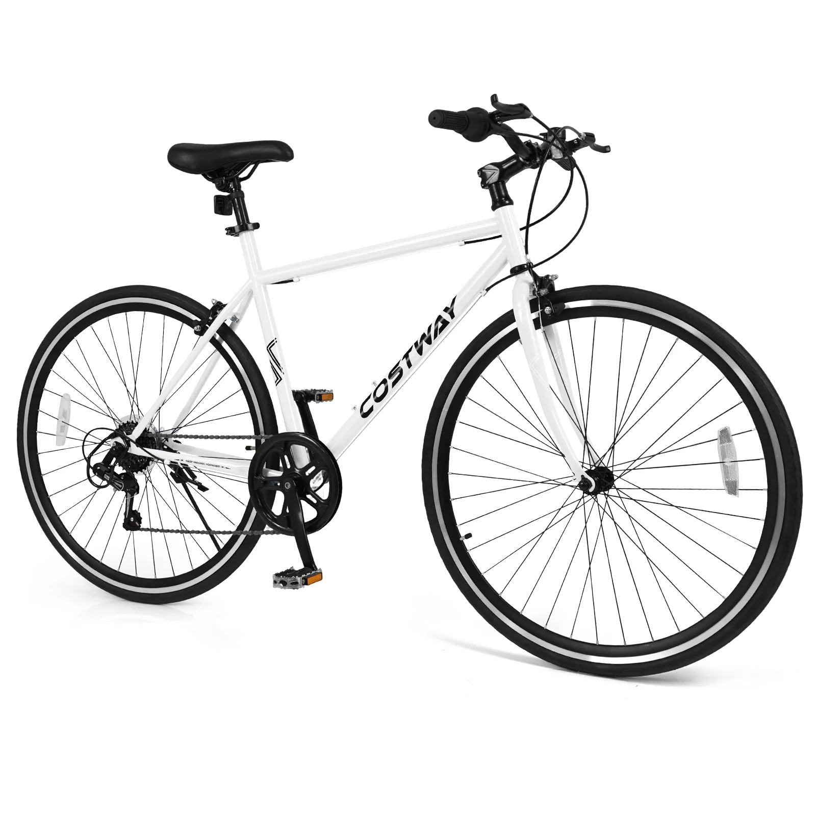 26 Inch Mountain Bike Adjustable with 6-Speed and All-terrain Rubber Wheels - Image 27