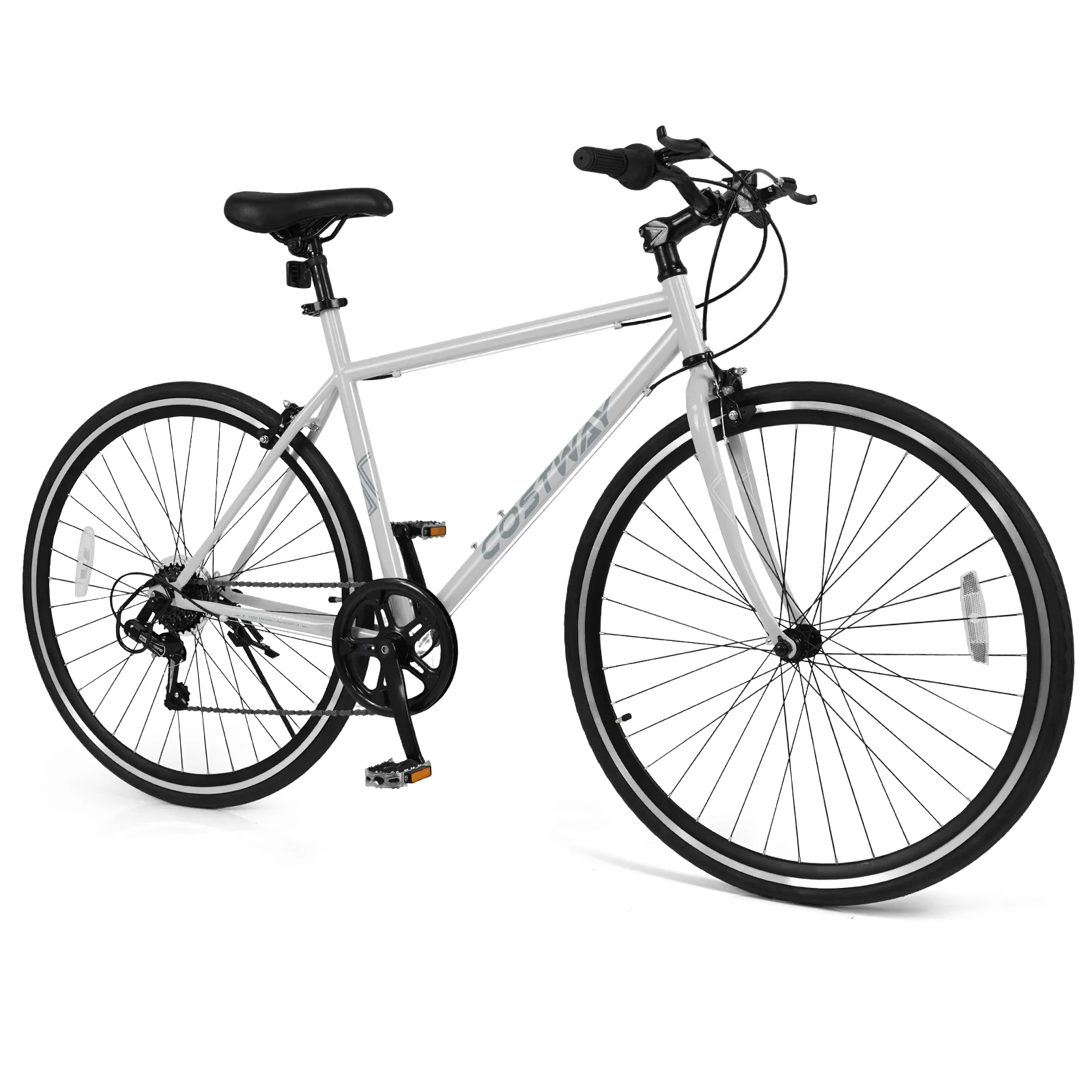 26 Inch Mountain Bike Adjustable with 6-Speed and All-terrain Rubber Wheels - Image 3