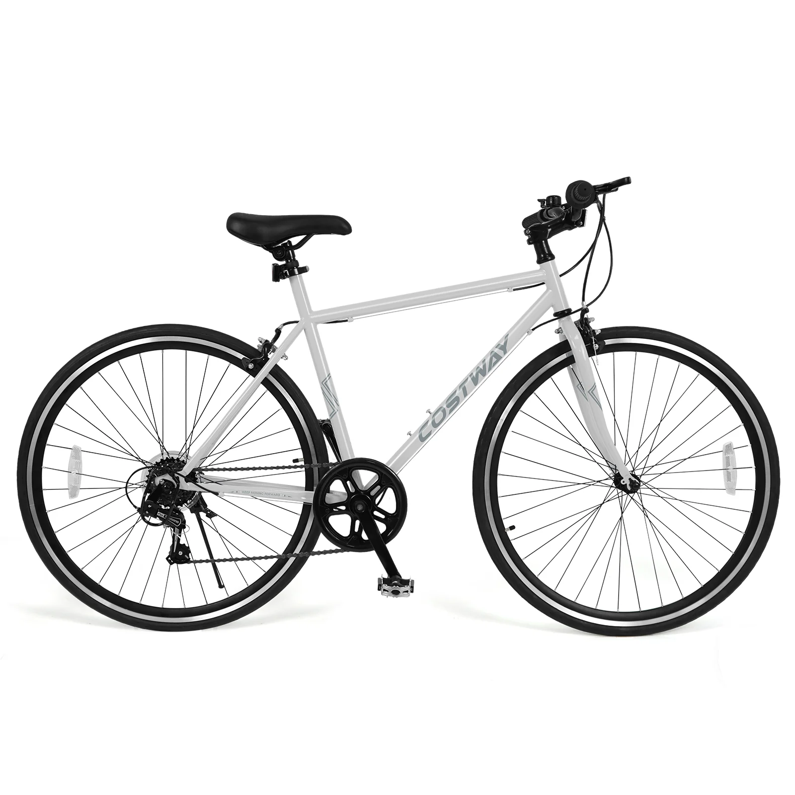 26 Inch Mountain Bike Adjustable with 6-Speed and All-terrain Rubber Wheels - Image 4