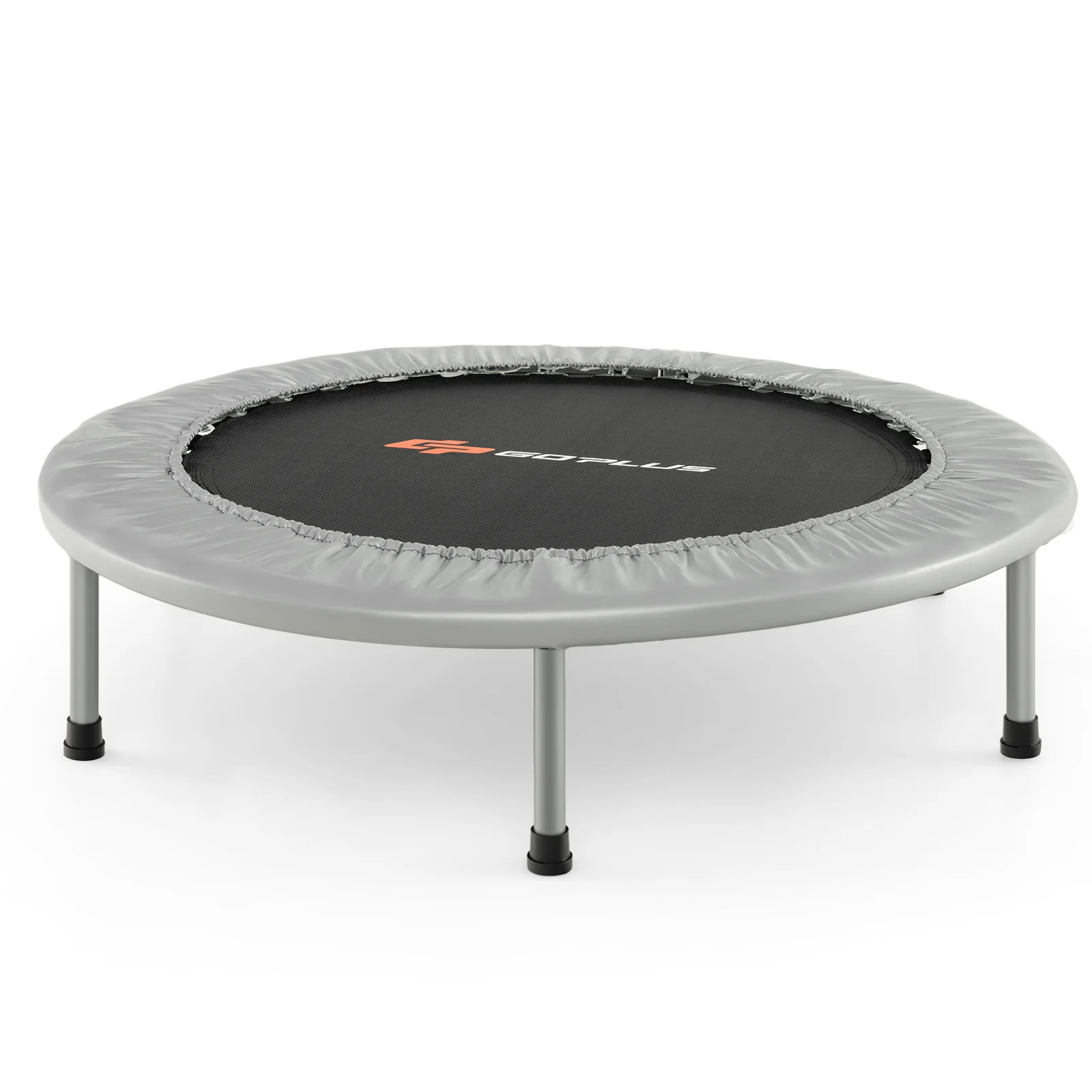 38 Inch Mini Folding Trampoline Portable Leisure Fitness Backboard - Image 19