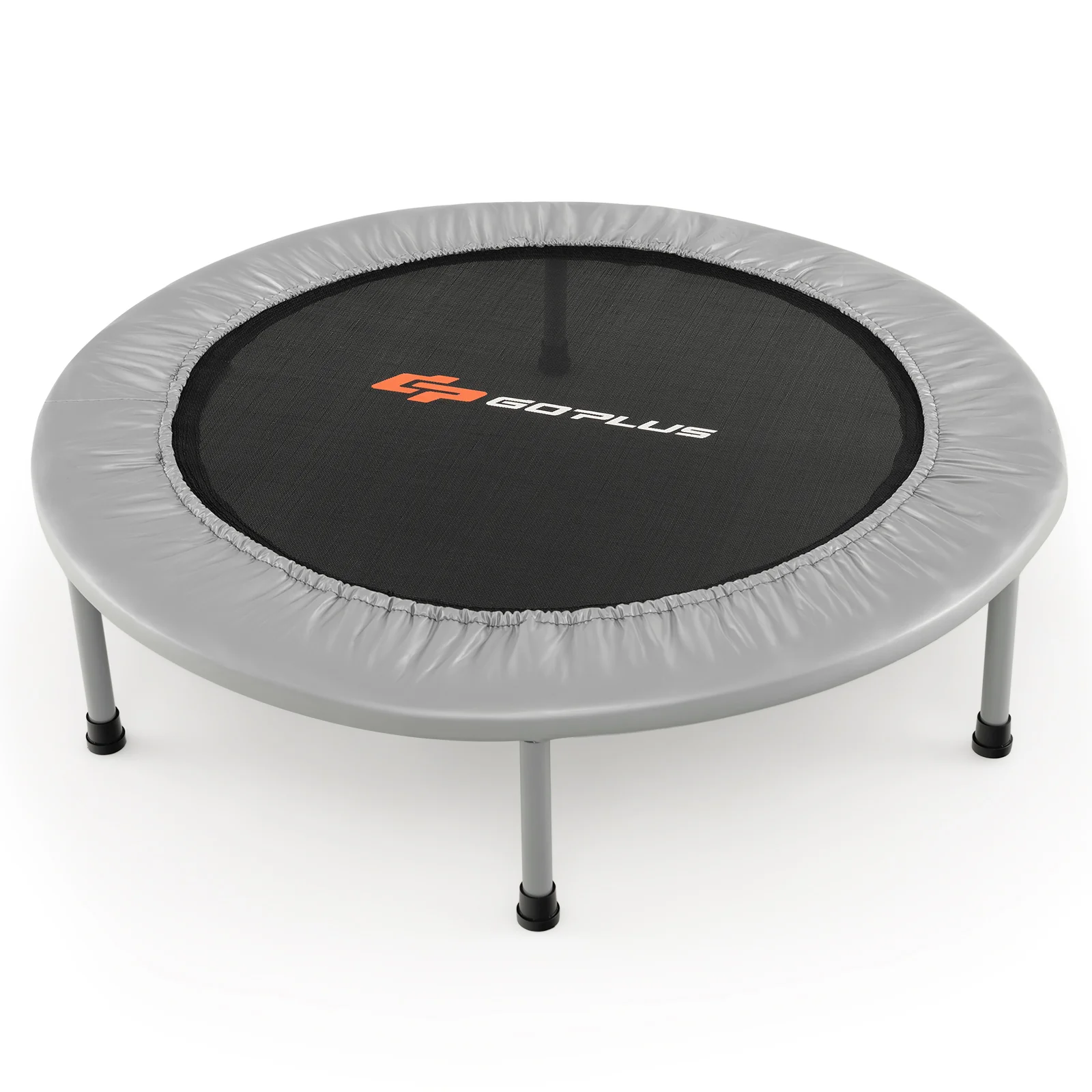 38 Inch Mini Folding Trampoline Portable Leisure Fitness Backboard - Image 20